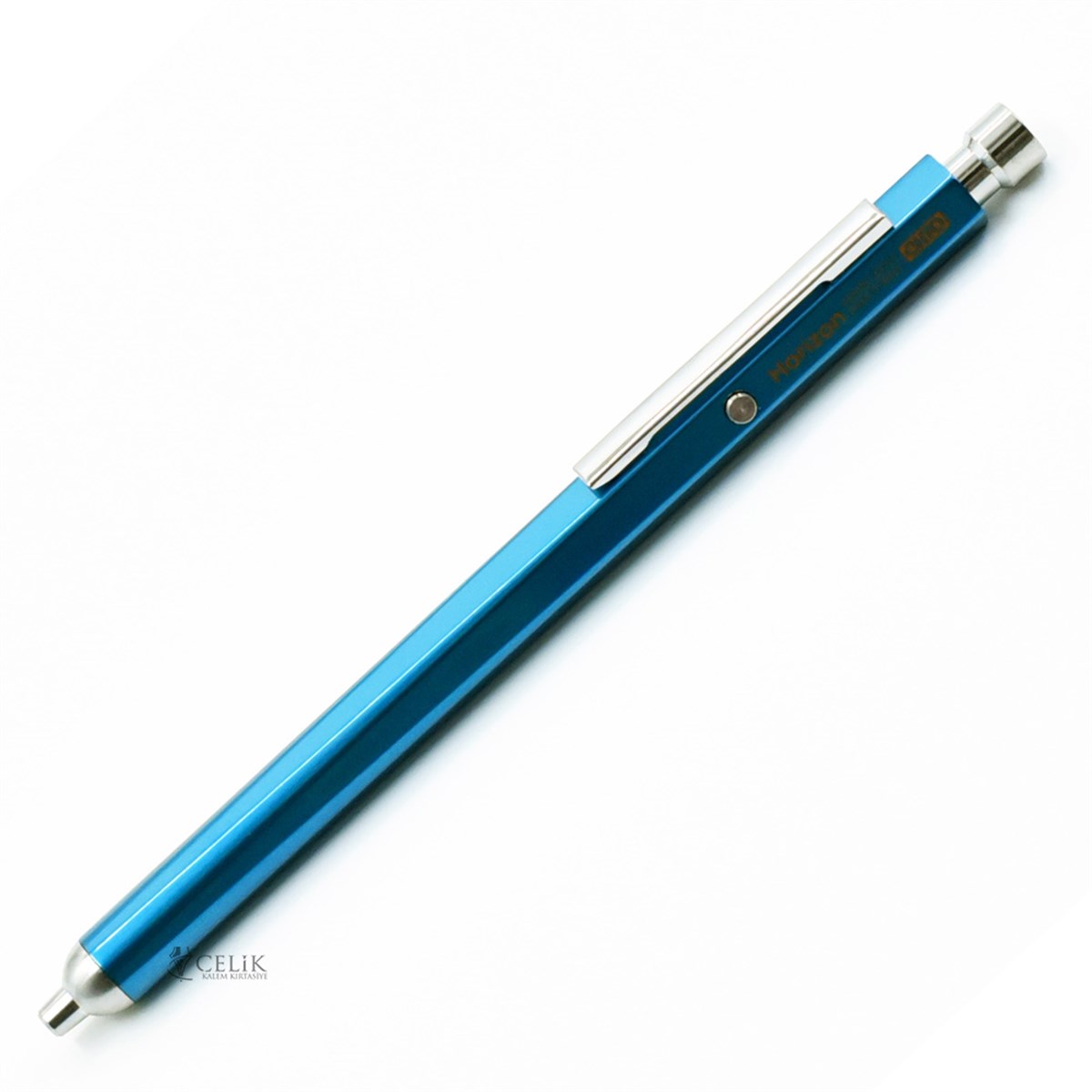 Ohto Horizon Serisi NBP-707H Metalik Mavi İğne Uçlu Roller Kalem 0.7