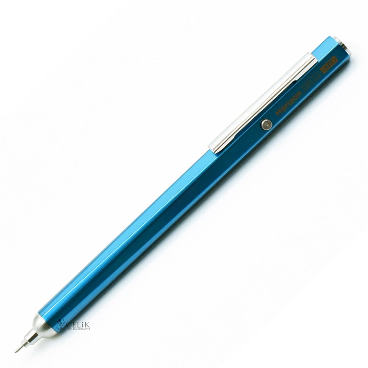 Ohto Horizon Serisi NBP-707H Metalik Mavi İğne Uçlu Roller Kalem 0.7