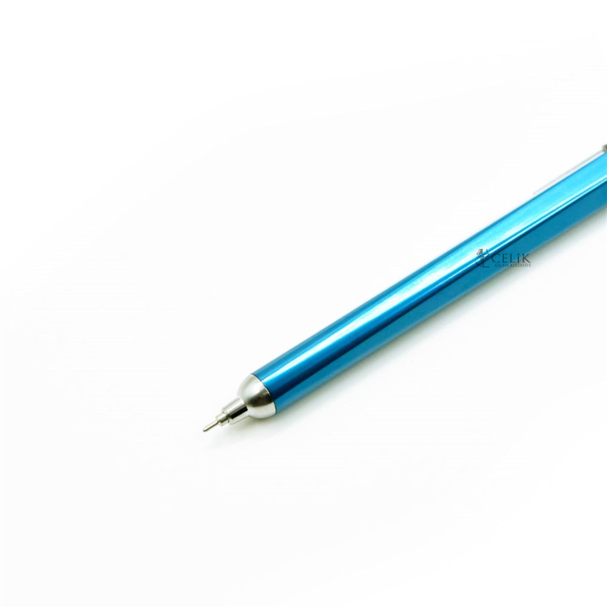 Ohto Horizon Serisi NBP-707H Metalik Mavi İğne Uçlu Roller Kalem 0.7