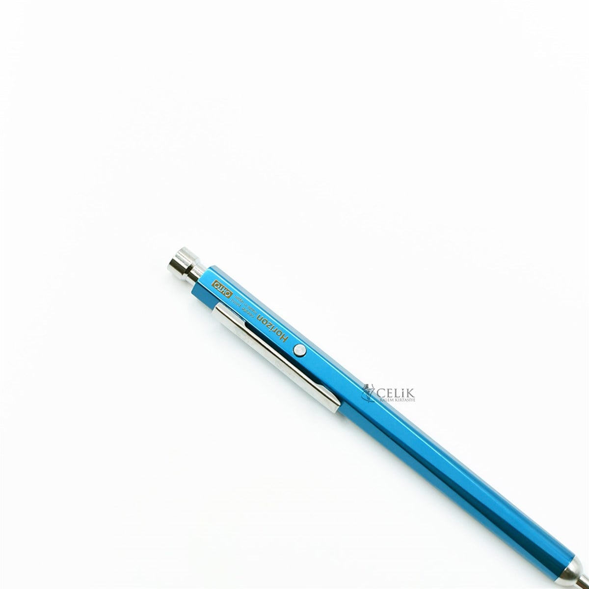 Ohto Horizon Serisi NBP-707H Metalik Mavi İğne Uçlu Roller Kalem 0.7