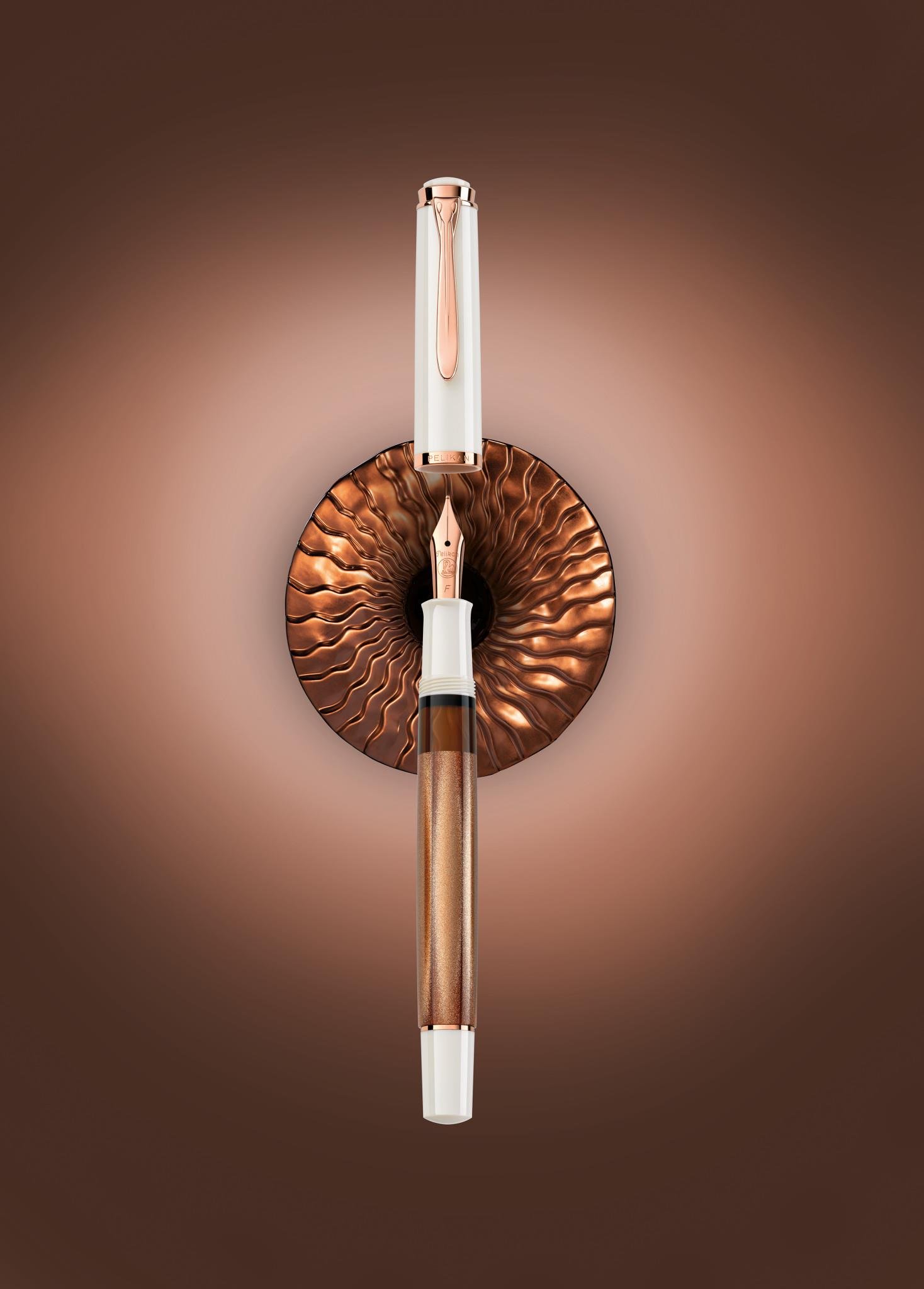 Pelikan Classic M200 Copper Rose Gold Fountain Pen