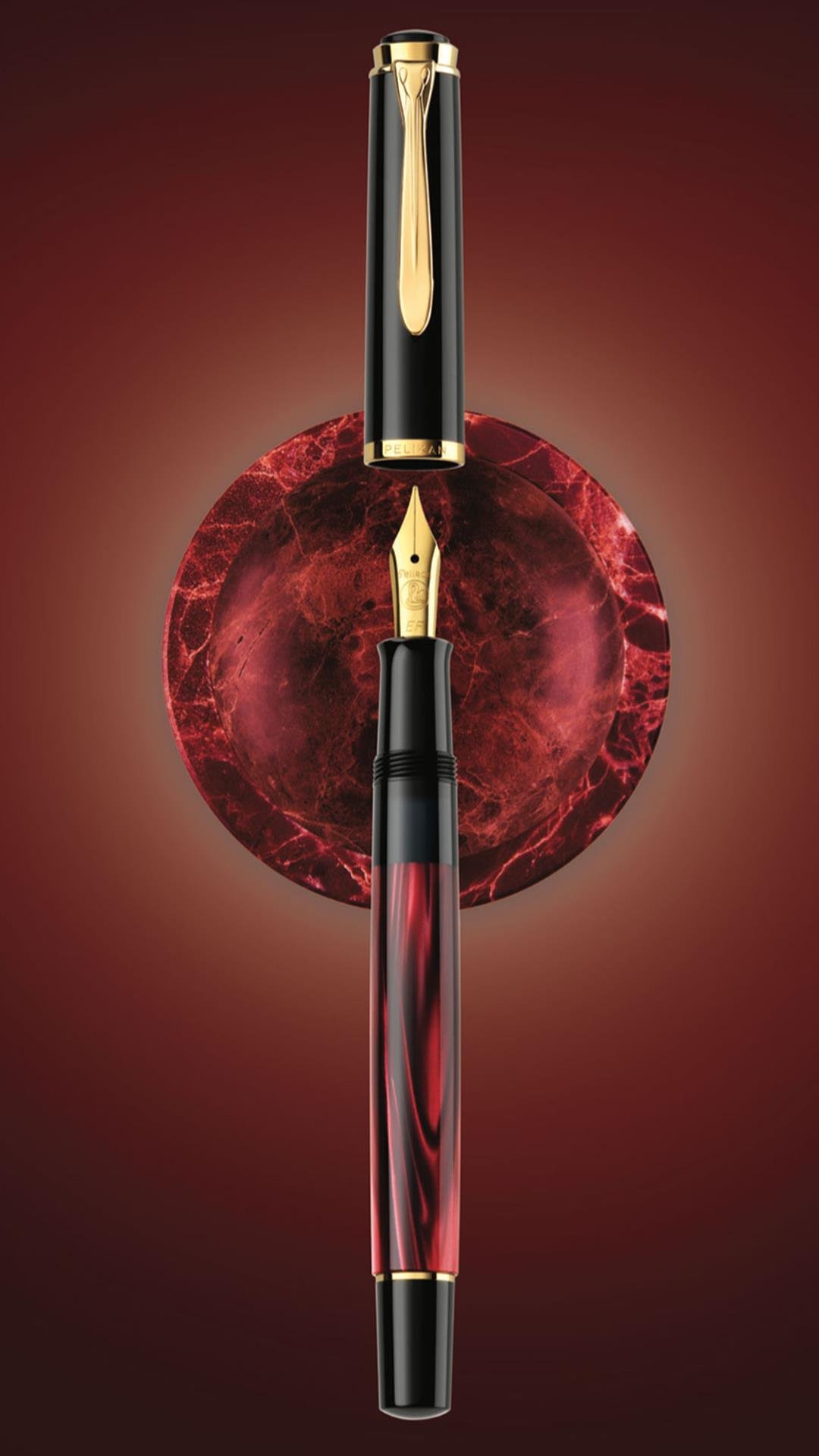 Pelikan Classic M200 Marbled Red Special Edition Fountain Pen
