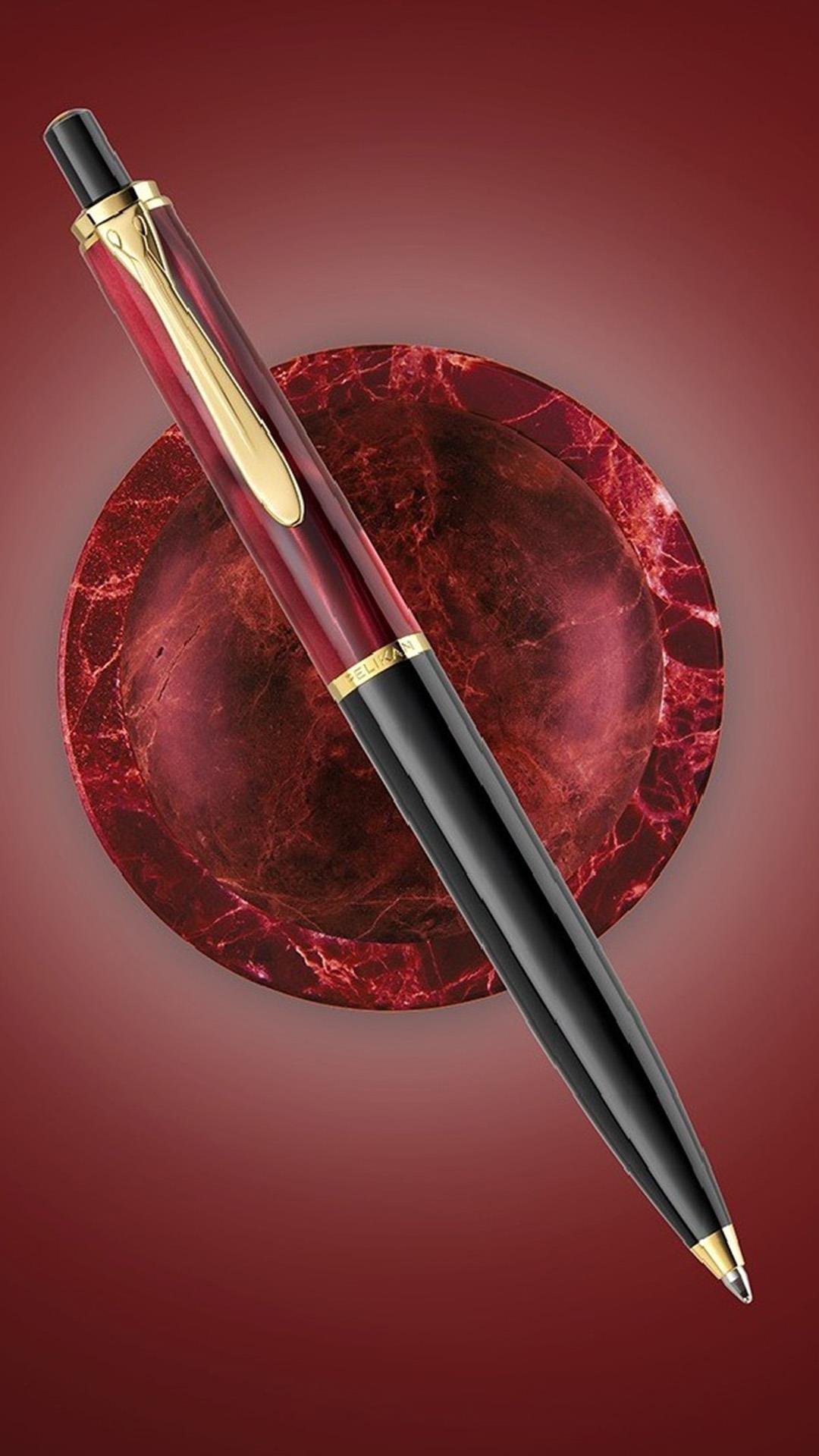 Pelikan K200 Marbled Red Tükenmez Kalem