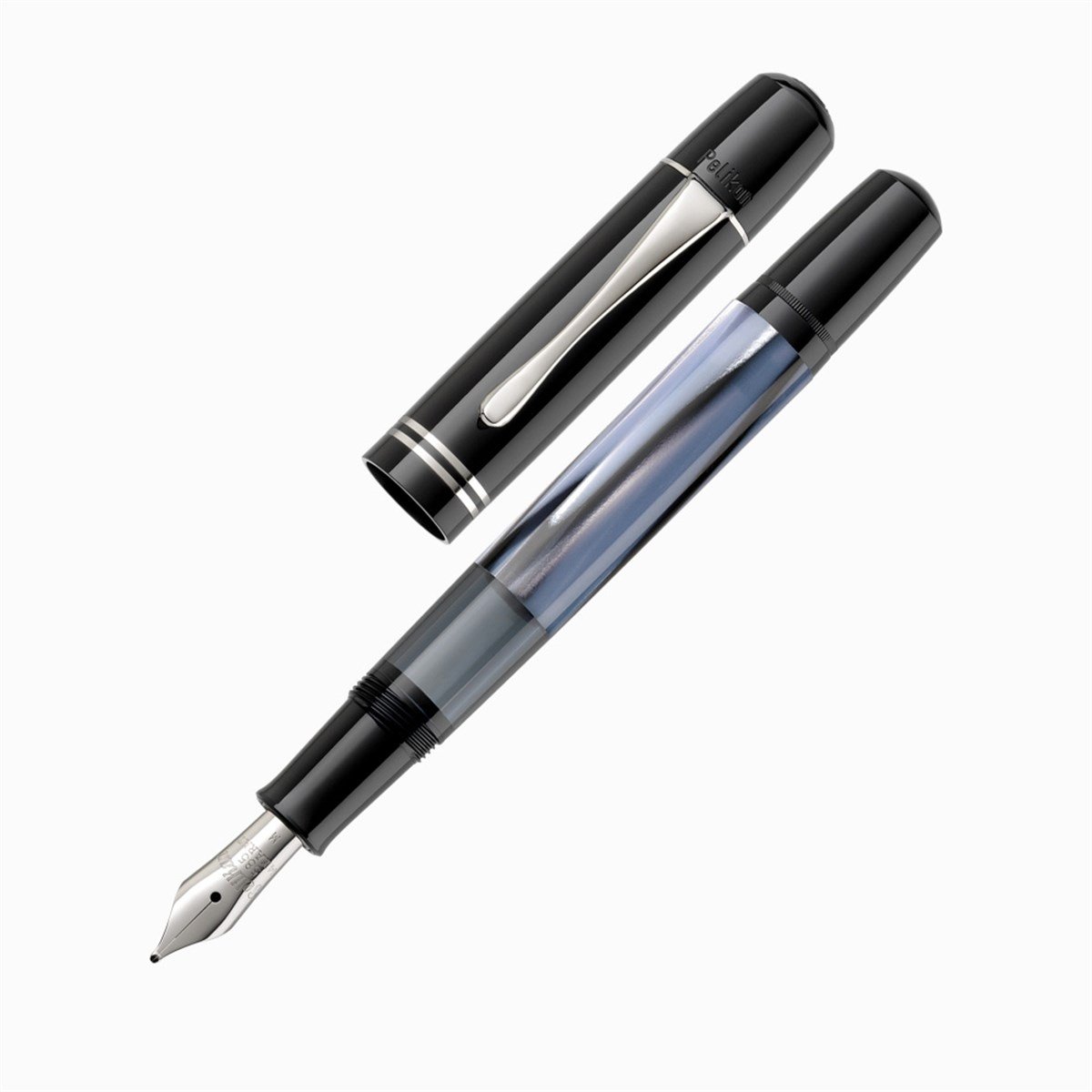 Pelikan M101N Special Edition Grey-Blue Dolma Kalem B Uç