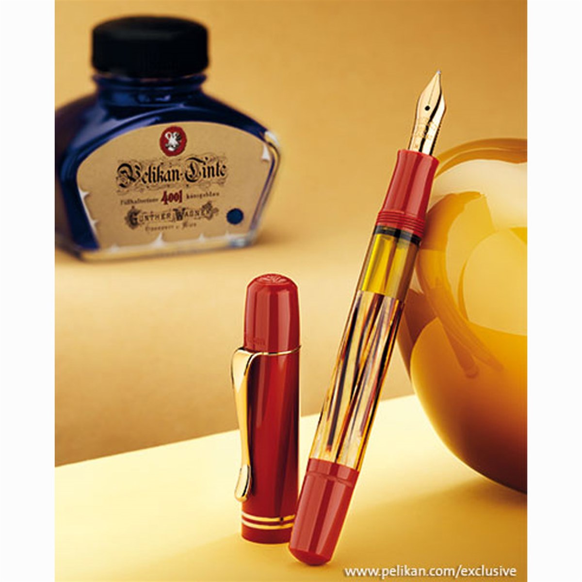 Pelikan M101N Special Edition Tortoiseshell Red Dolma Kalem