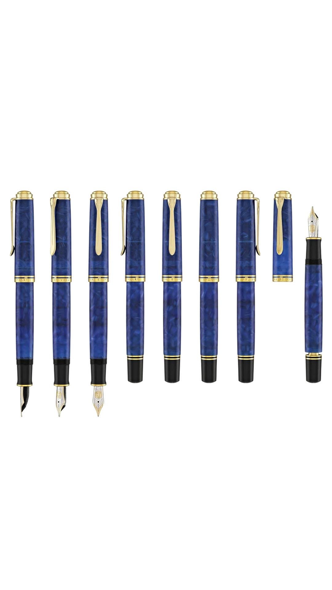 Pelikan Souverän M800 Blue o Blue Fountain Pen