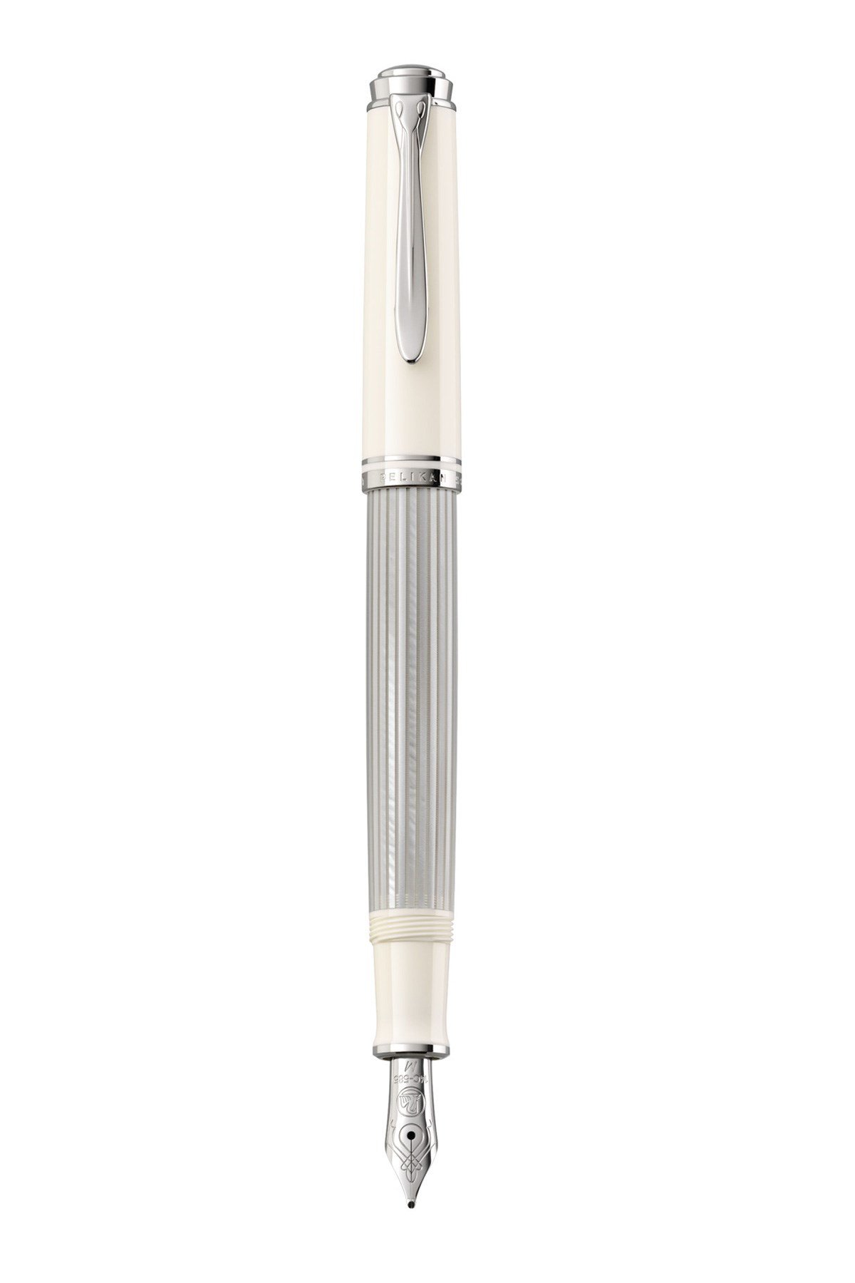Pelikan Souveraen M405 Silver White Dolma Kalem