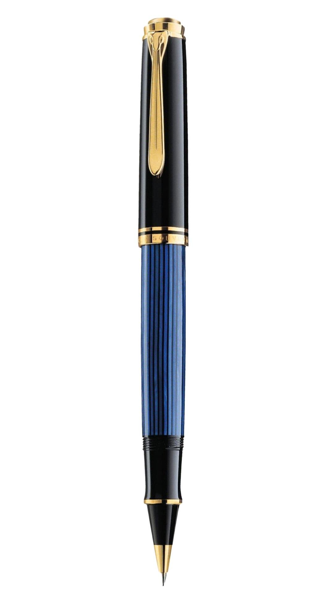 Pelikan Souveraen R800 Mavi Siyah Roller Kalem