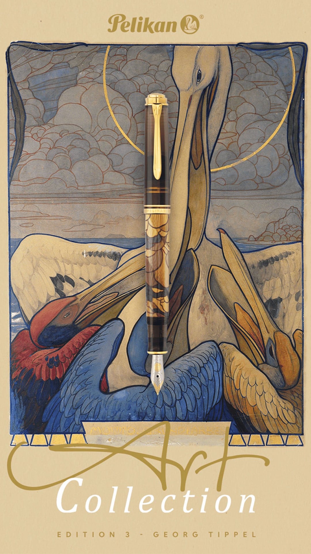Pelikan Souveran M600 Art Collection III Georg Tippel Special Edition Fountain Pen
