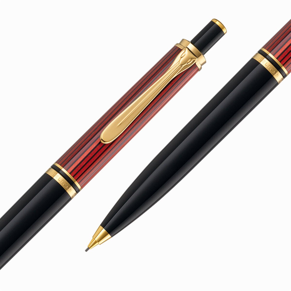 Pelikan Souveran Serisi D400 Bordo Siyah 0.7mm Versatil Kalem 