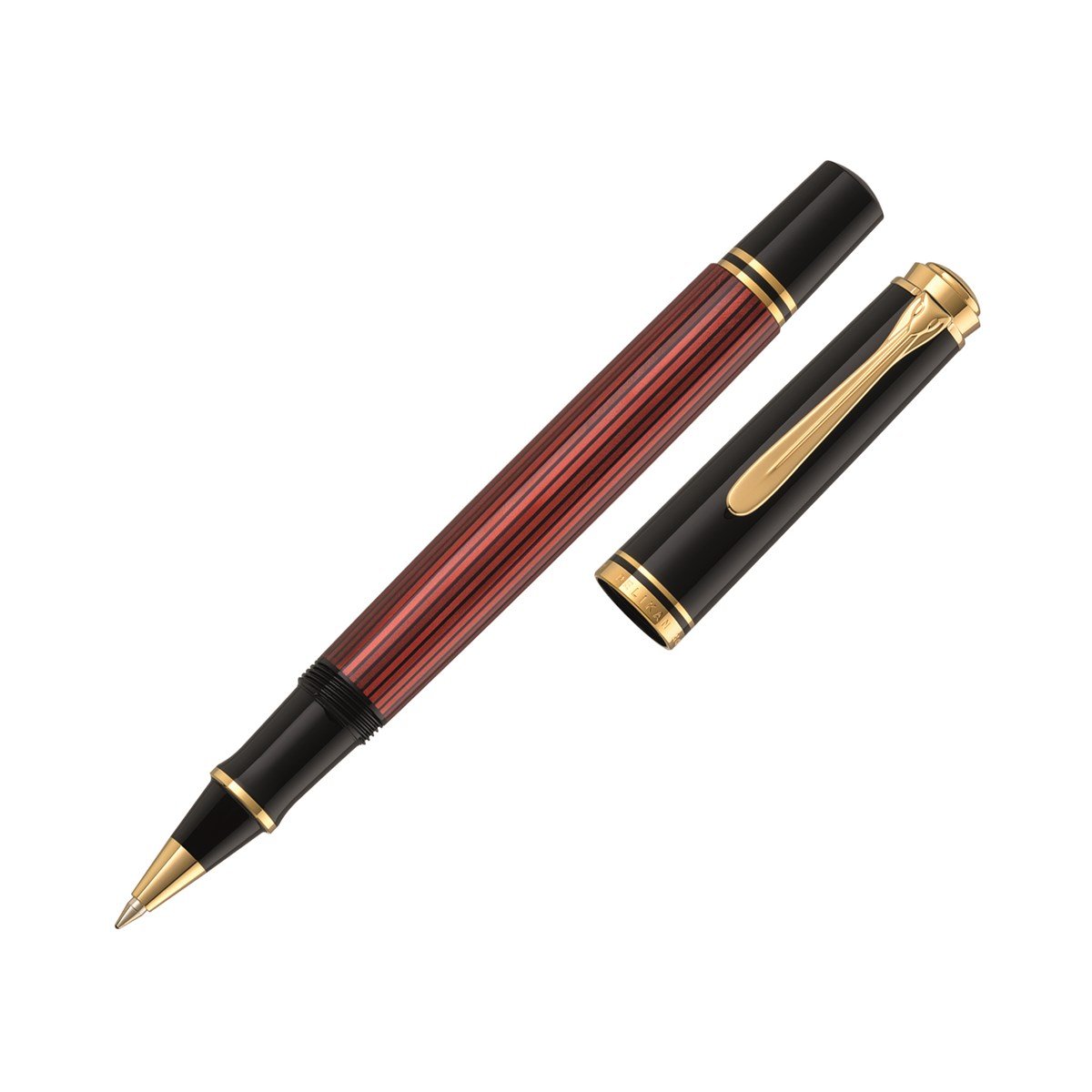 Pelikan Souveran Serisi D400 Bordo Siyah 0.7mm Versatil Kalem