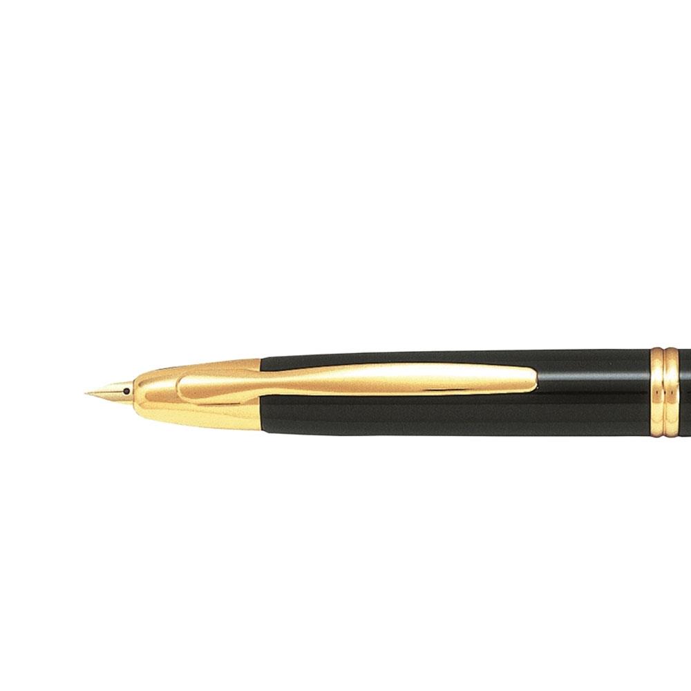 PILOT Capless Gold Trim Dolma Kalem FM Uç Siyah 