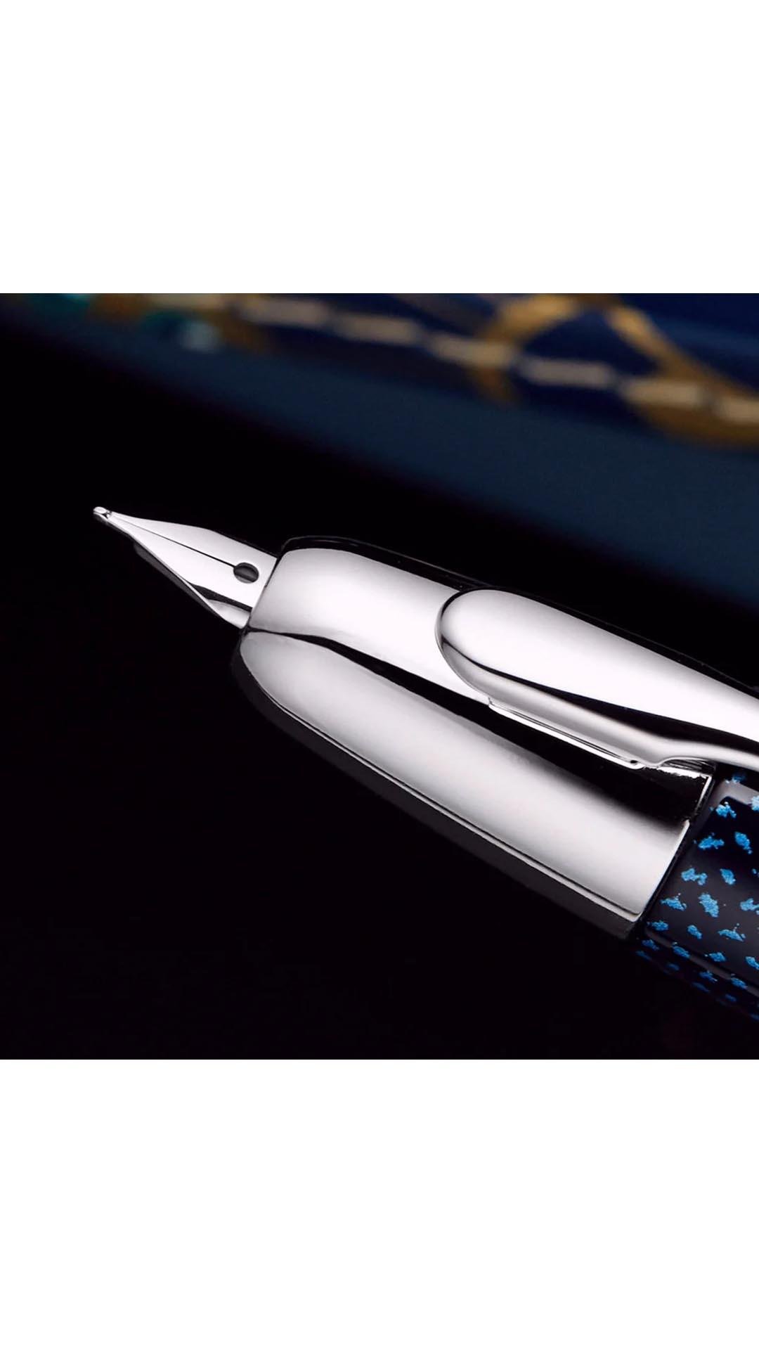 Pilot Capless Kasuri Blue Fountain Pen - M