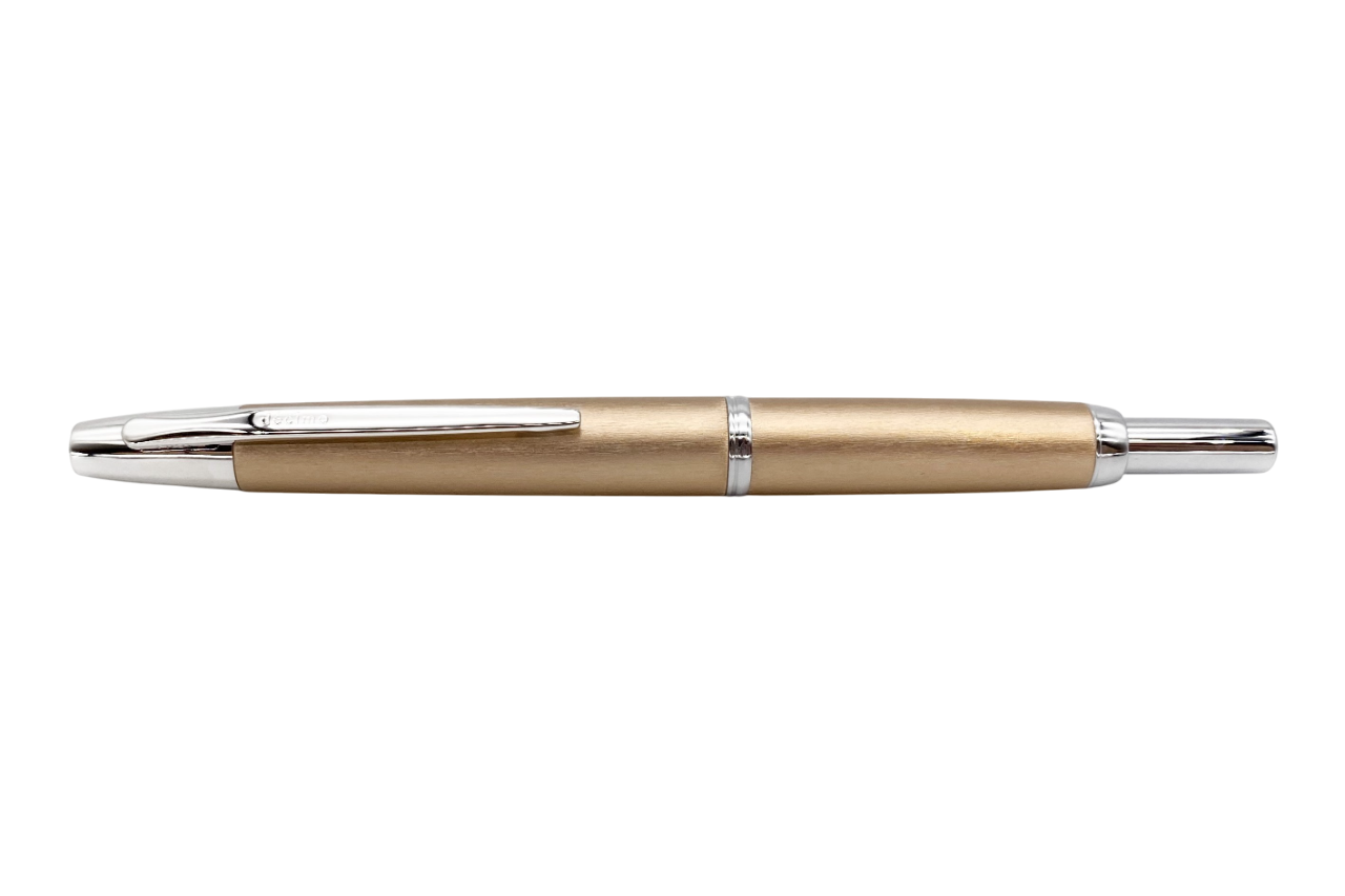Pilot Capless Vanishing Point Decimo 20 Champagne Gold Fountain Pen - M