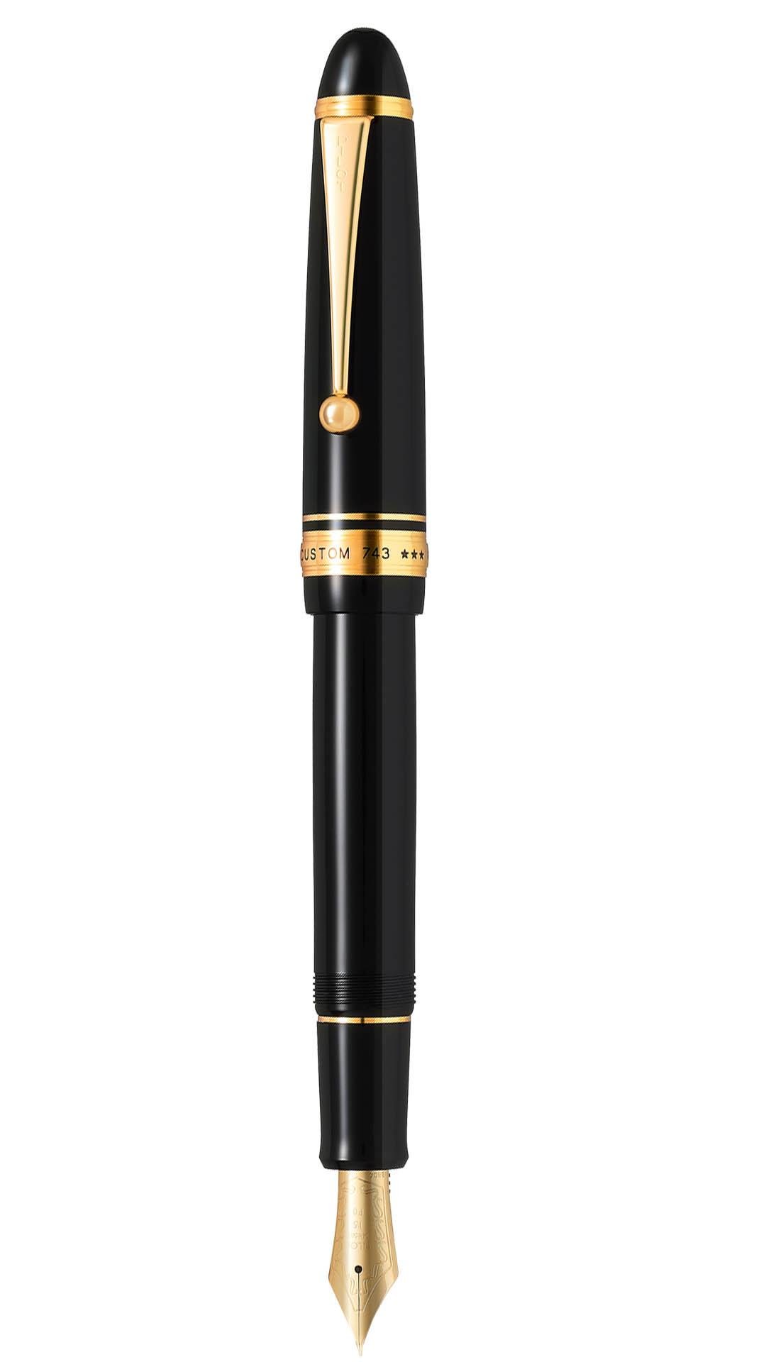 Pilot Custom 743 Falcon Fountain Pen Black - FA NIB