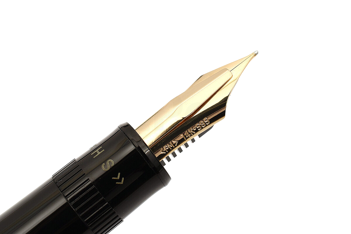 Pilot FJ-3MR-SB-FM Justus 95 Stripe Black Fountain Pen - FM NIB