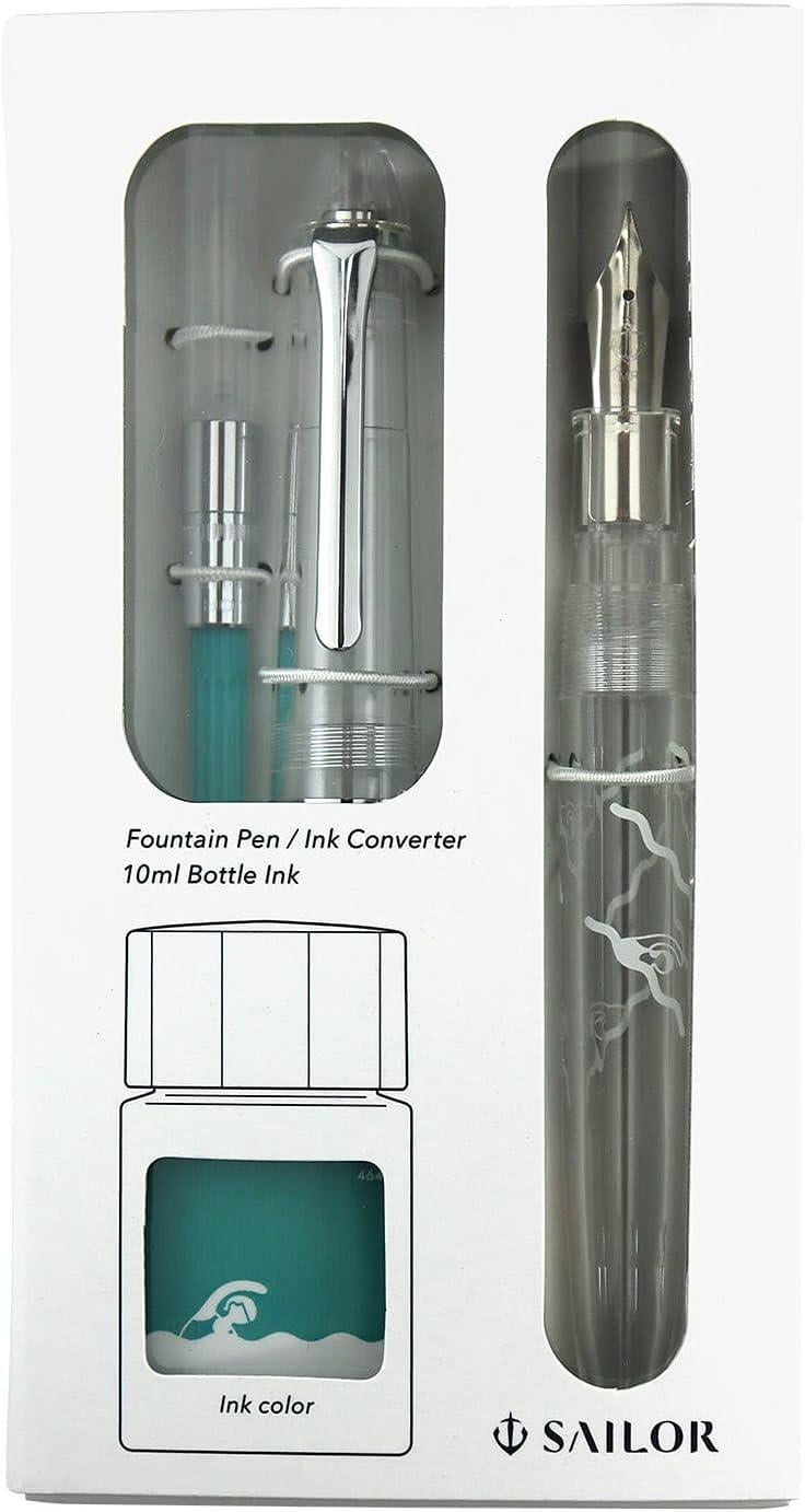 Sailor Profit Jr. +10 x Olympic Swimmer Pen SET - MF