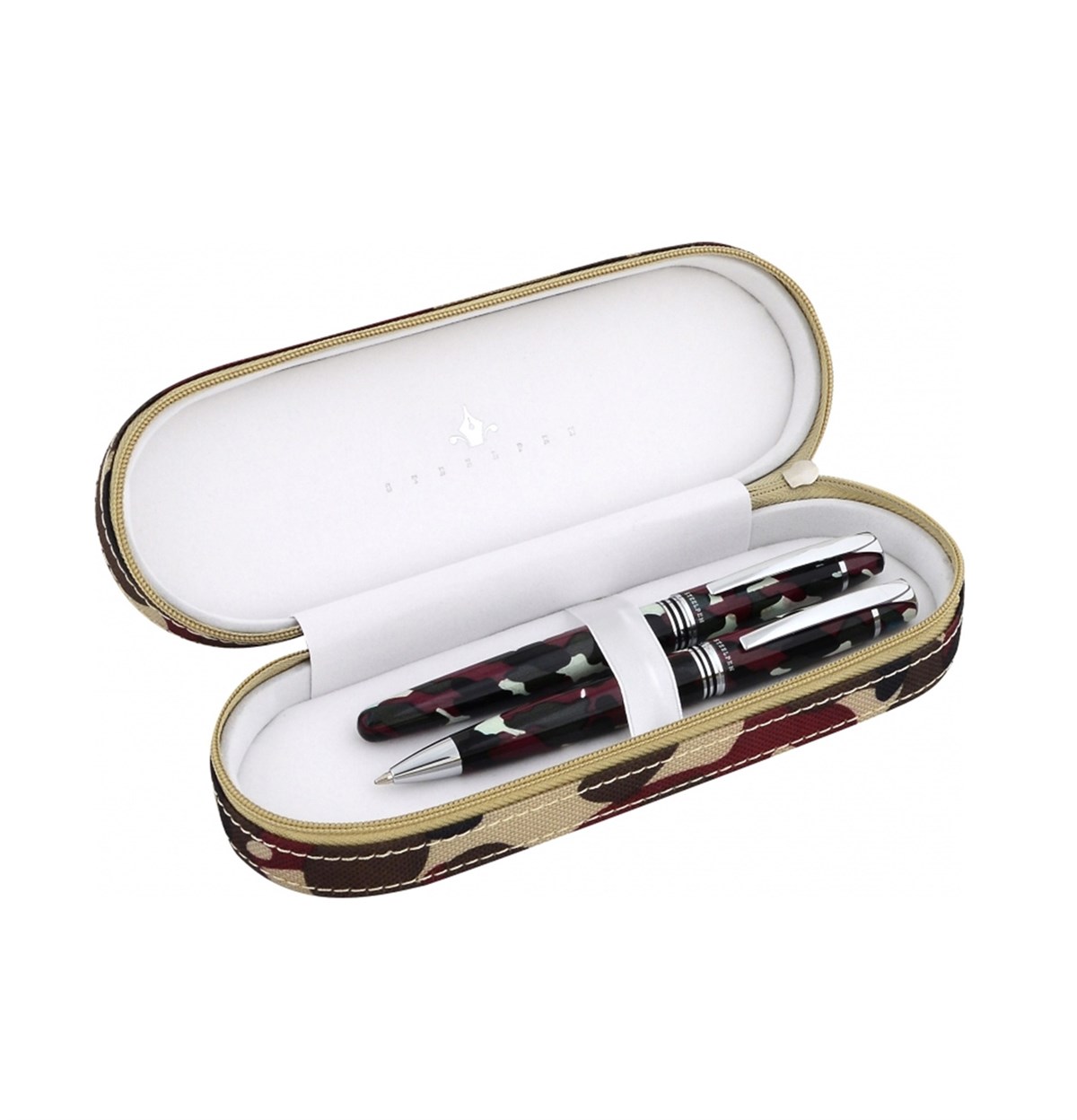 Steelpen 0029 DT Kamuflaj Dolma Kalem+Tükenmez Kalem