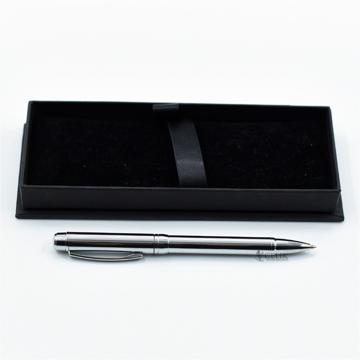Steelpen 590 Krom Tükenmez Kalem