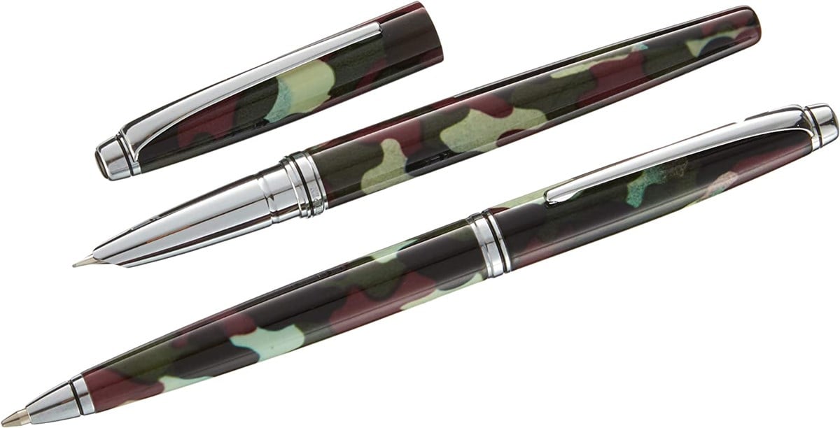 Steelpen 669 Kamuflaj Tükenmez Kalem+Versatil Kalem