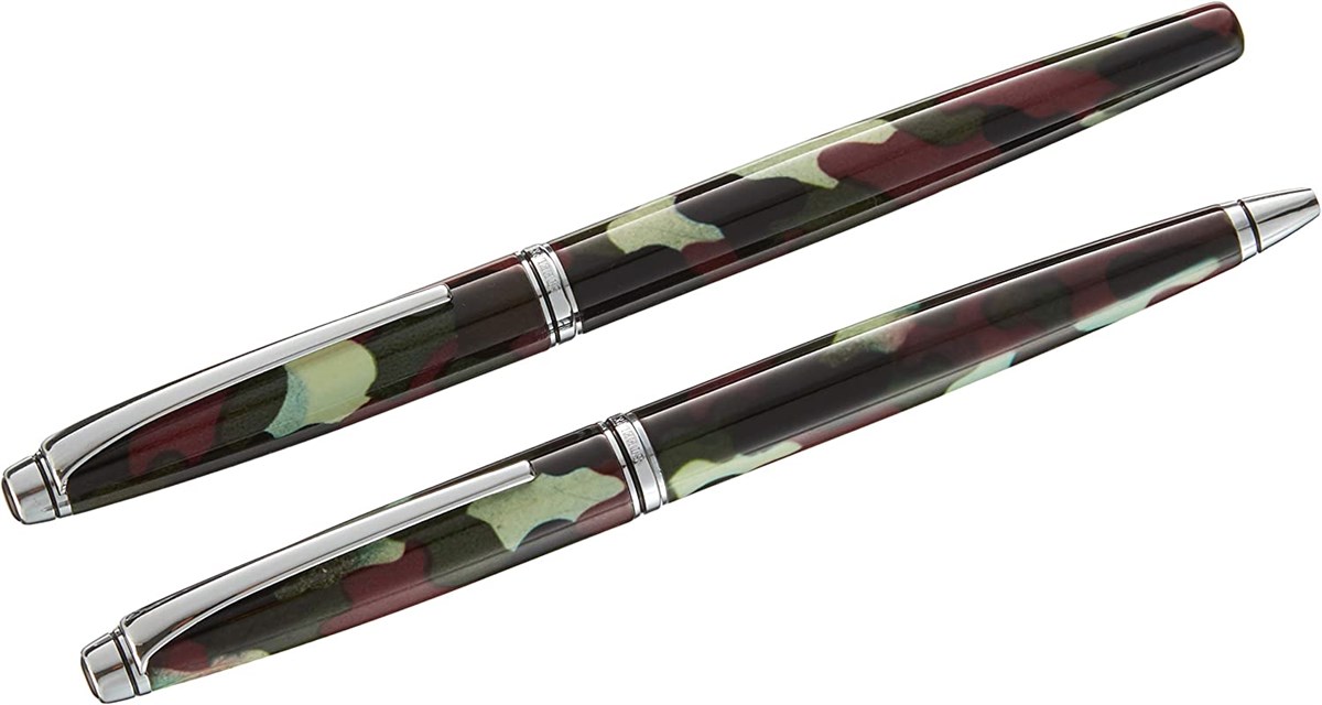 Steelpen 669 Kamuflaj Tükenmez Kalem+Versatil Kalem