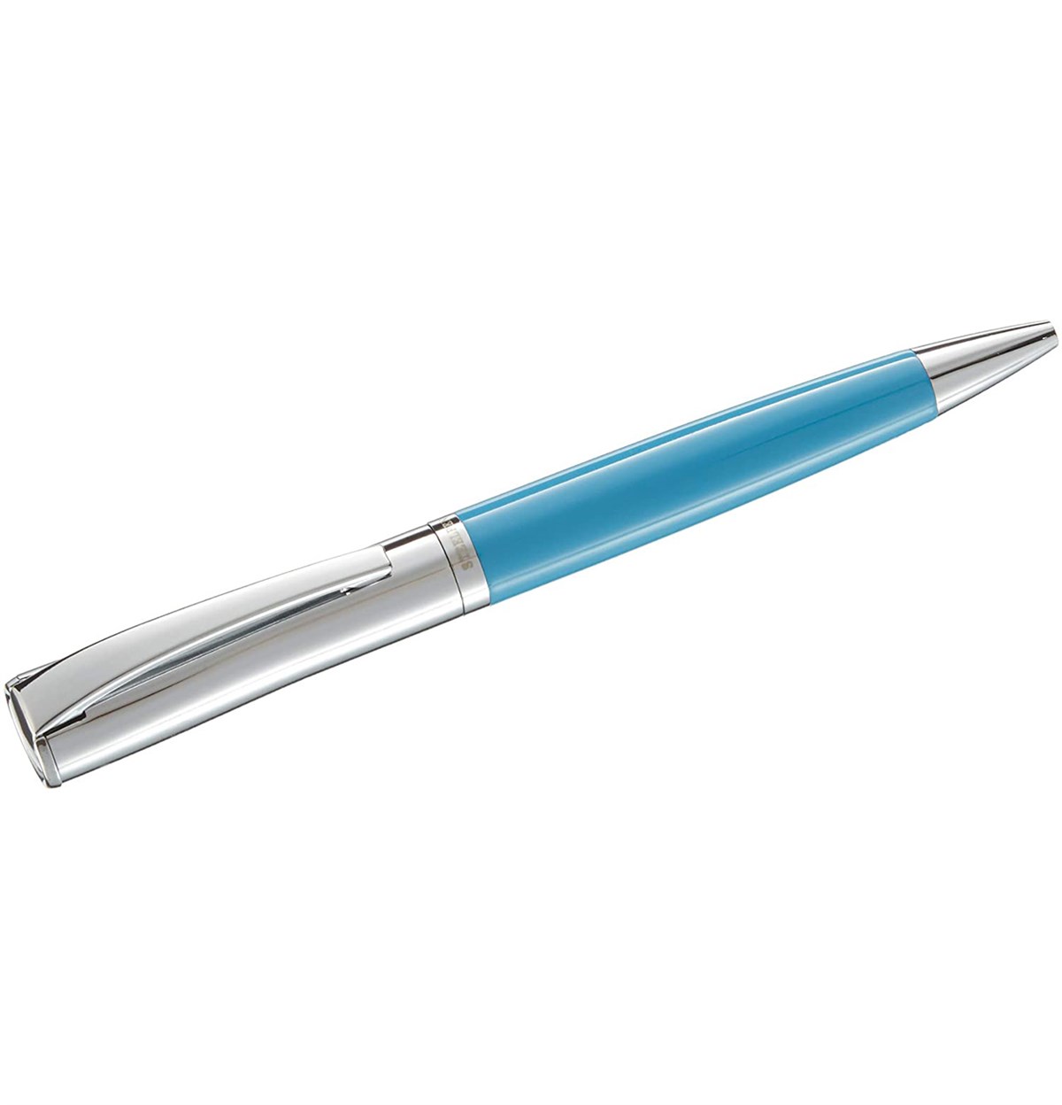 Steelpen 915 Wood Ahşap Kutu Mavi Tükenmez Kalem