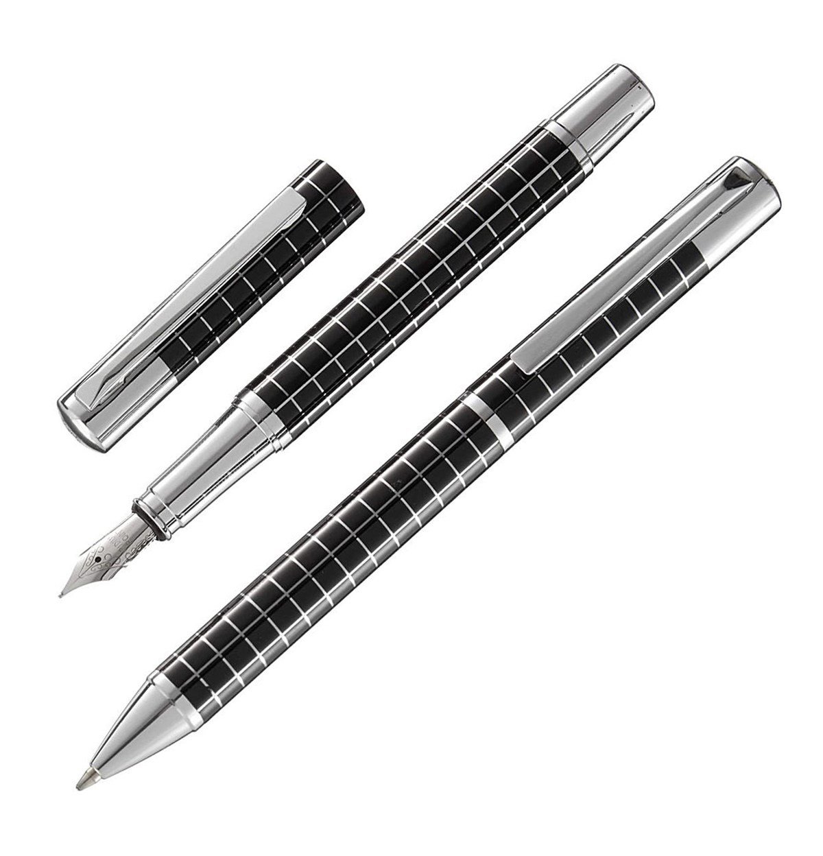 Steelpen Active Serisi 1008DT Lake Siyah Dolma Kalem+Tükenmez Kalem