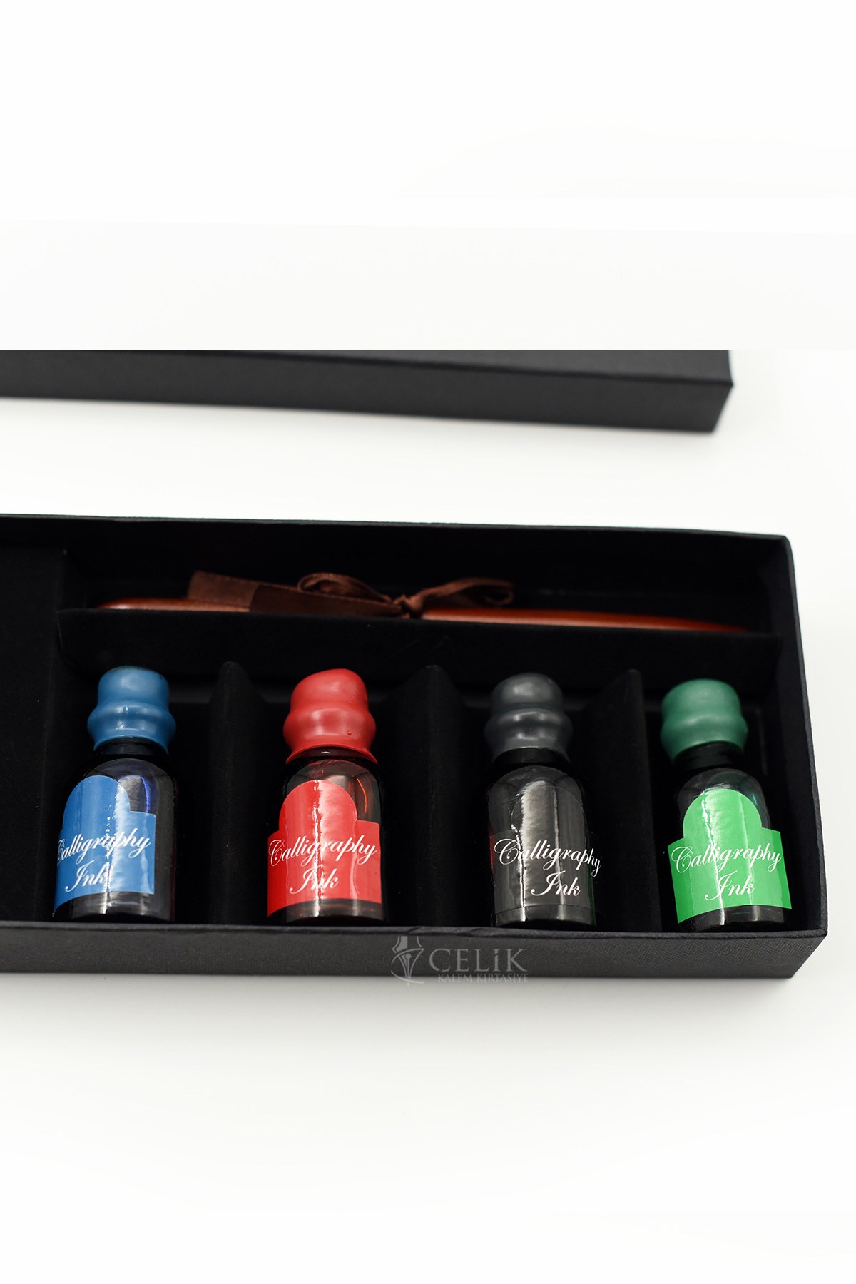 Steelpen Calligraphy Serisi CS1509 Ahşap Kaligrafi Kalem Seti