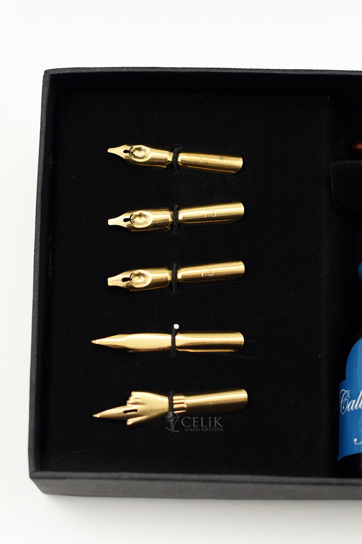 Steelpen Calligraphy Serisi CS1509 Ahşap Kaligrafi Kalem Seti