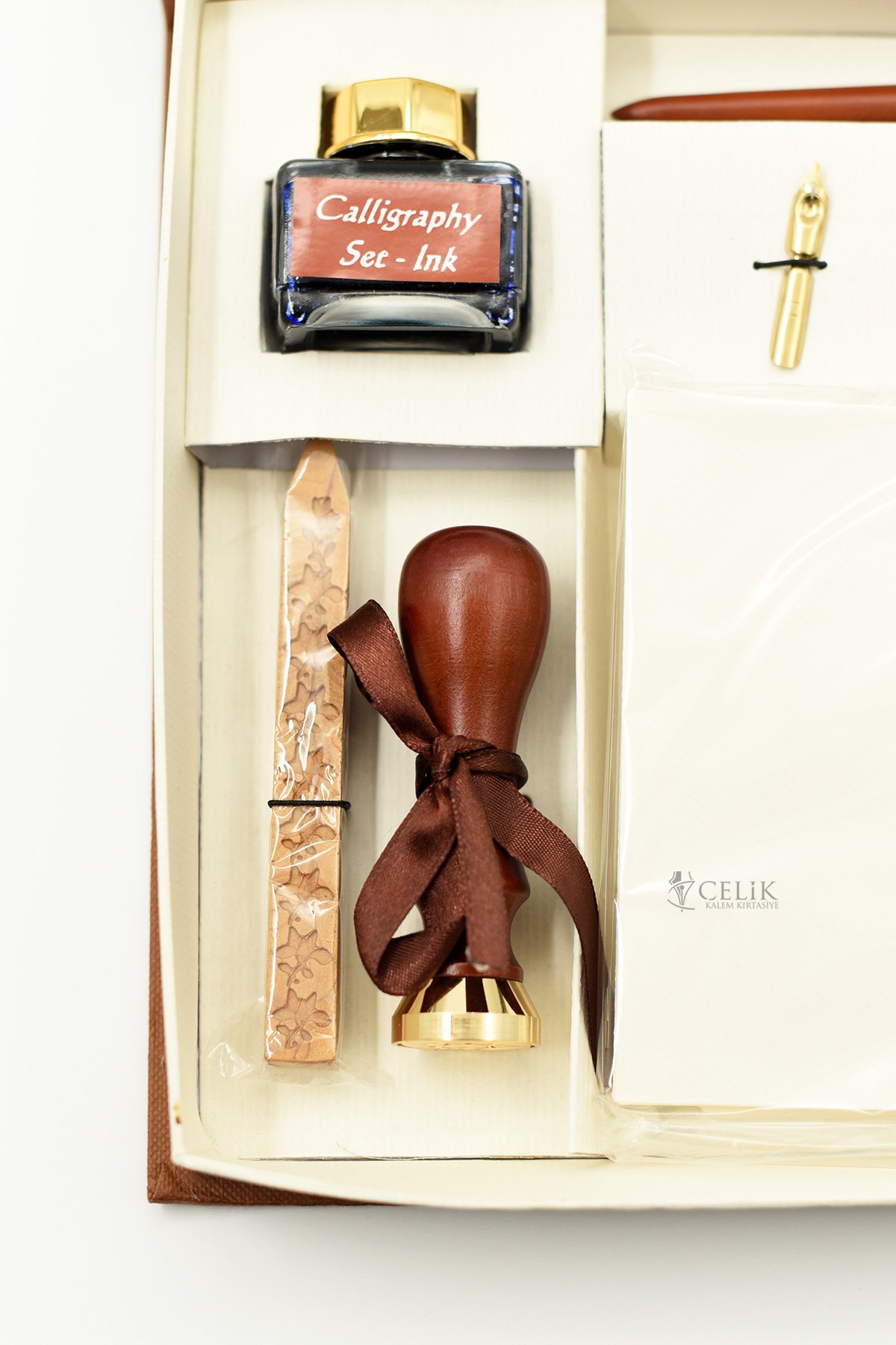 Steelpen Calligraphy Serisi SK089 Ahşap Kaligrafi Kalem Seti