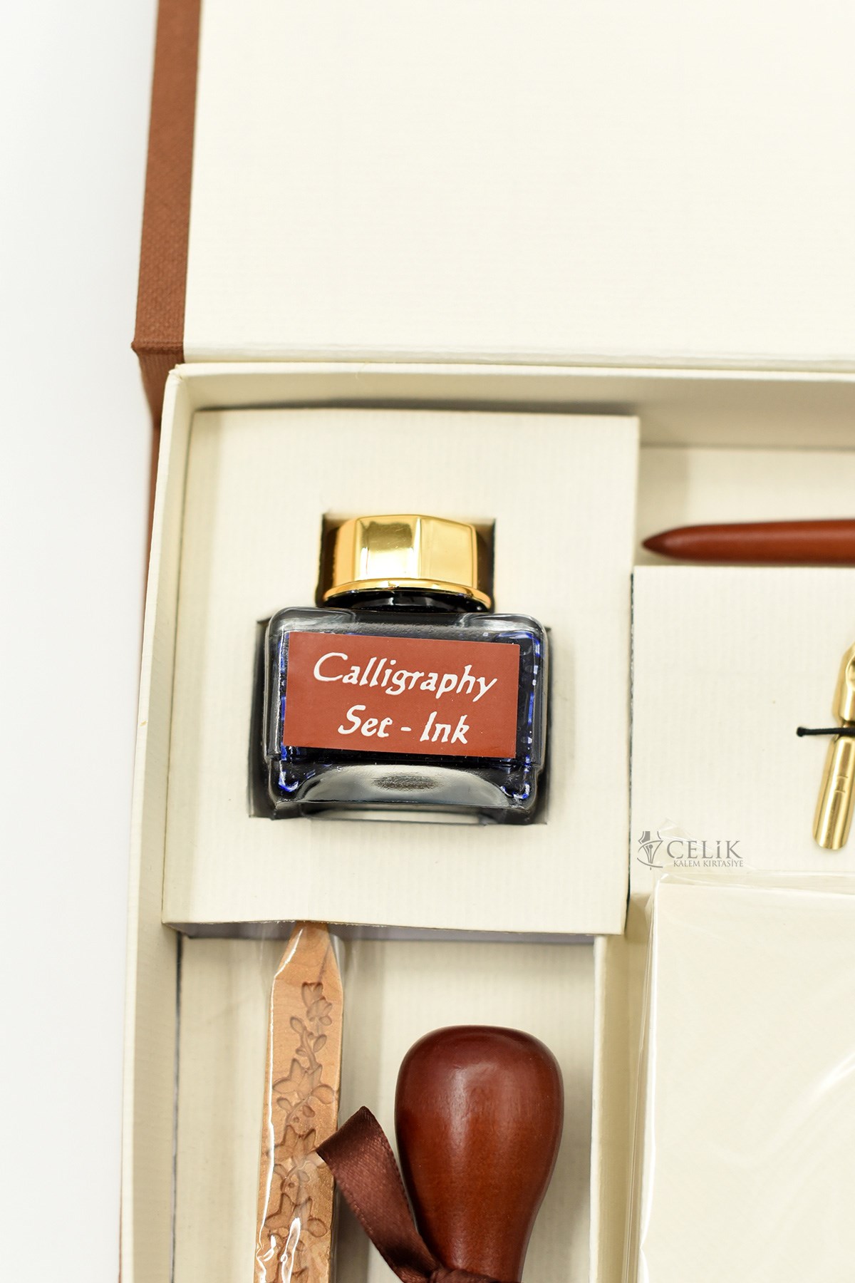 Steelpen Calligraphy Serisi SK089 Ahşap Kaligrafi Kalem Seti