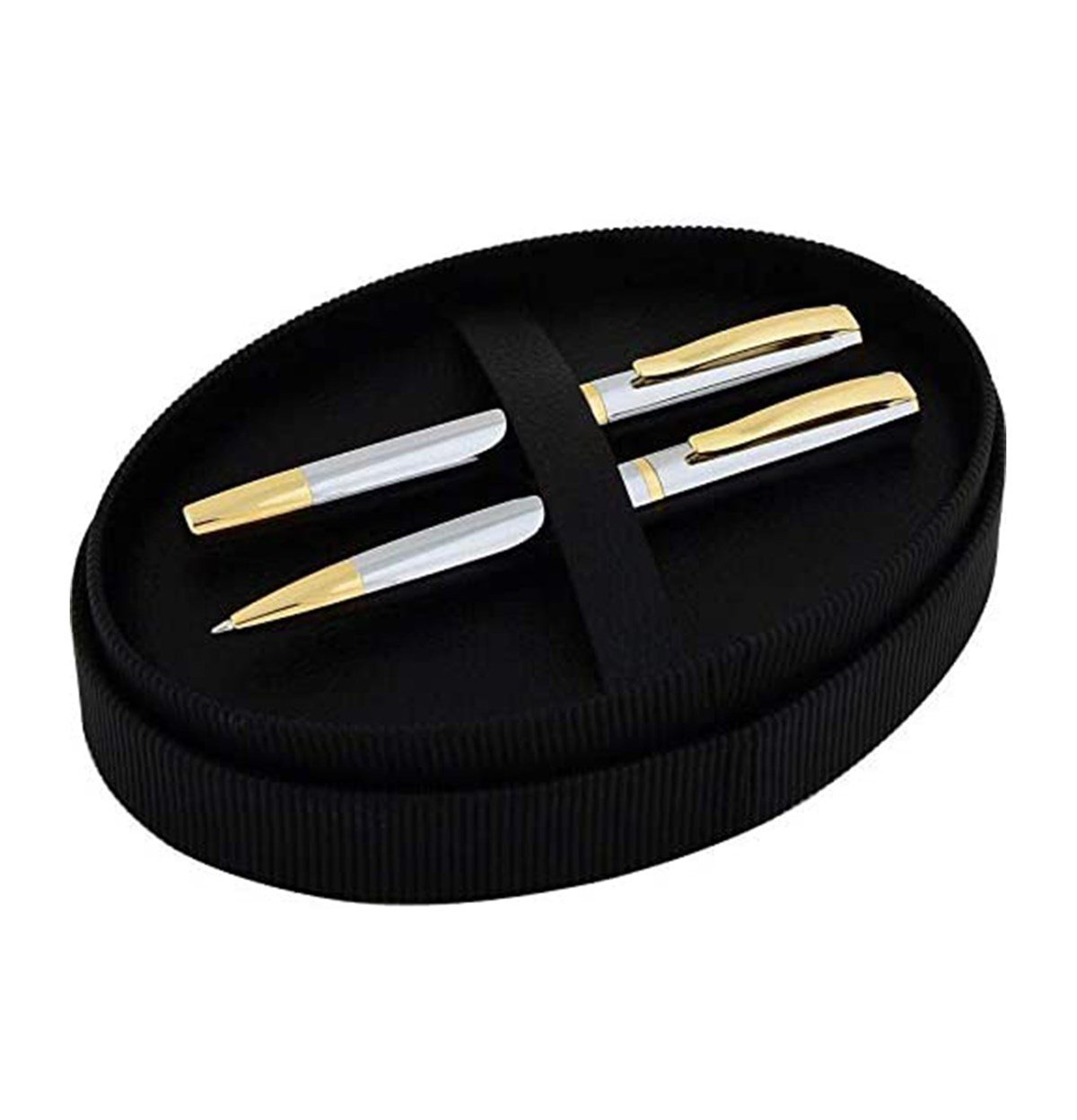 Steelpen Capital Serisi 282 Gold Krom Dolma Kalem+ Tükenmez Kalem