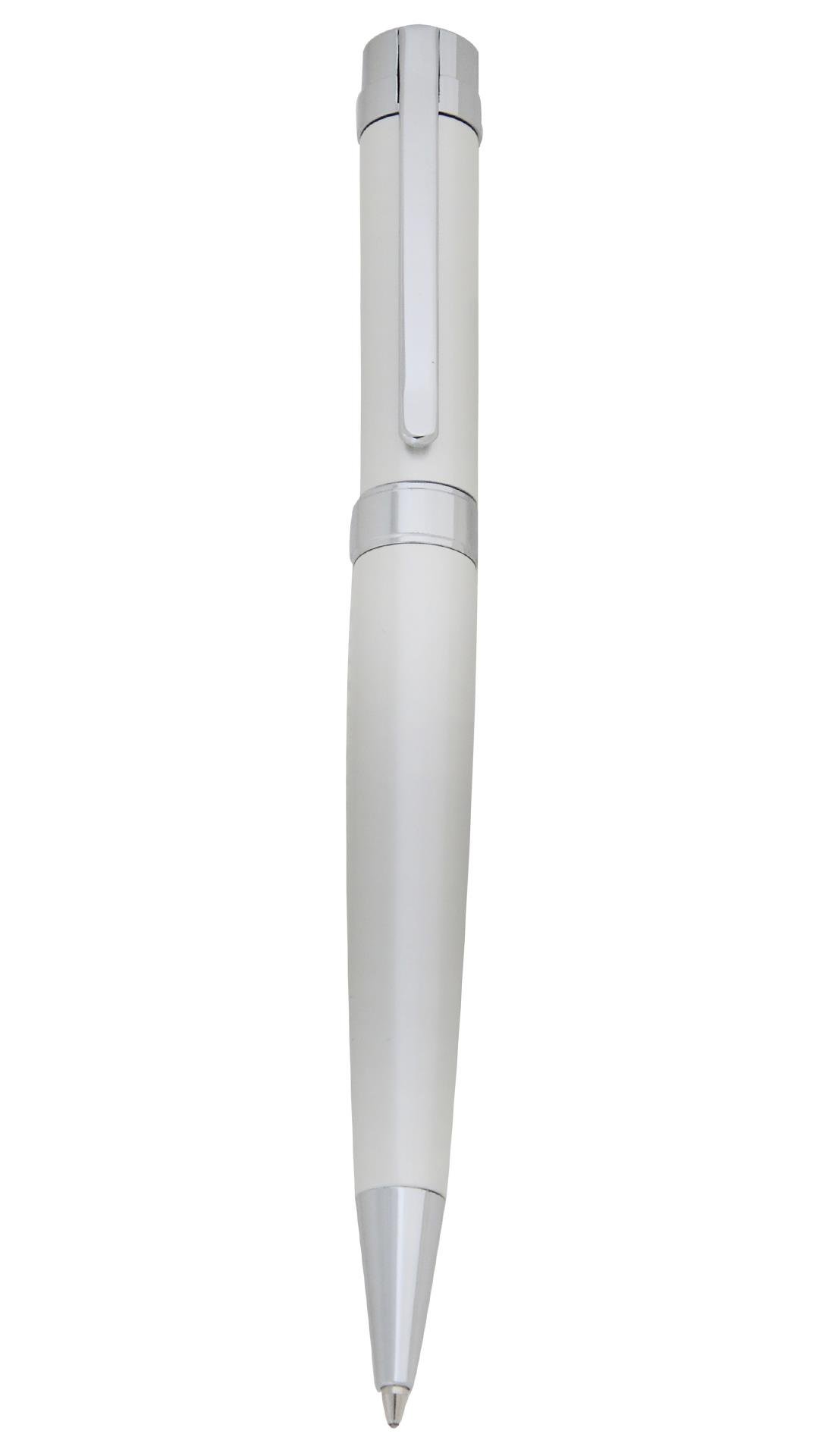Steelpen Capital Serisi 287 Beyaz Dolma Kalem+Tükenmez Kalem