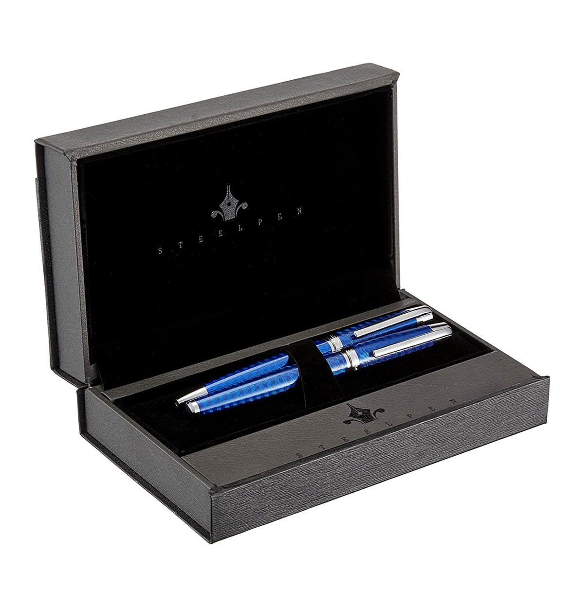 Steelpen Carens Serisi 262 Mavi Dolma Kalem+Tükenmez Kalem