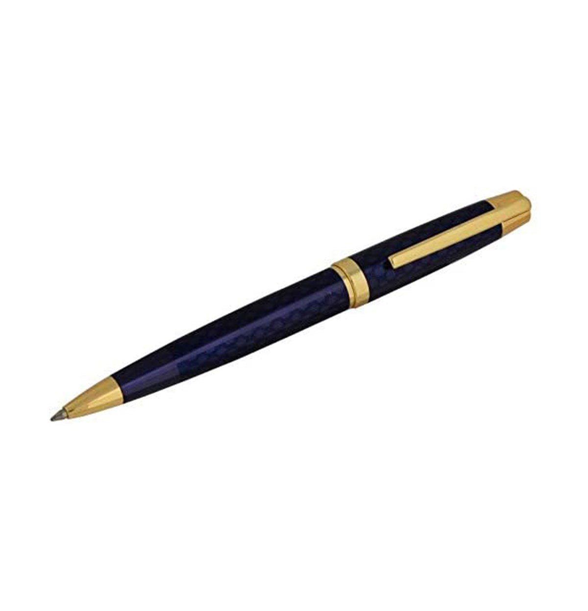 Steelpen Carens Serisi 266 Gold Mavi Dolma Kalem+Tükenmez Kalem
