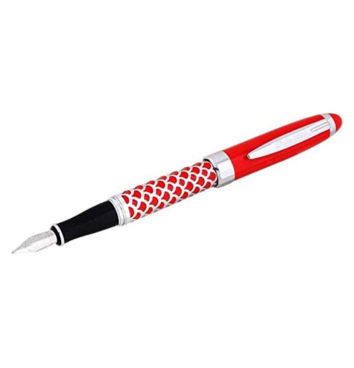 Steelpen Duke Serisi M01 Words Kırmızı Dolma Kalem+Roller Kalem