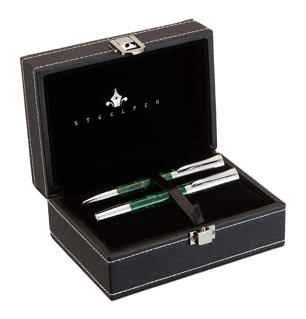 Steelpen Elite Serisi 5063 Elite Yeşil Dolma Kalem+Tükenmez Kalem