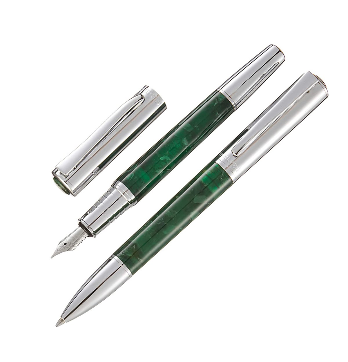 Steelpen Elite Serisi 5063 Elite Yeşil Dolma Kalem+Tükenmez Kalem