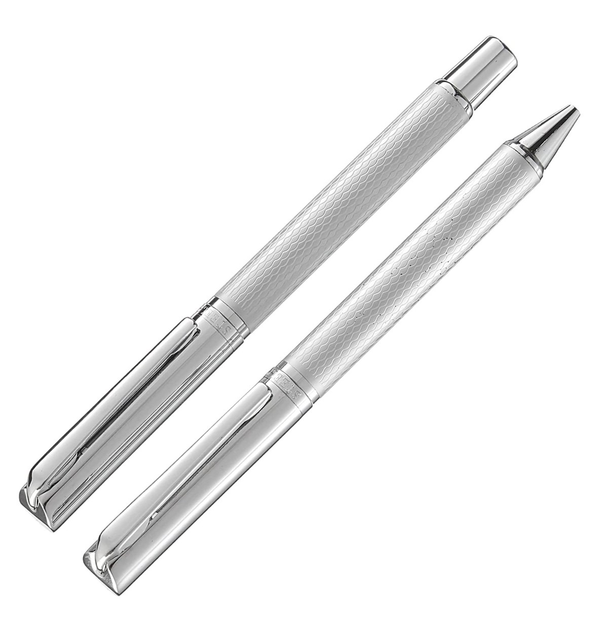 Steelpen Elite Serisi 5082 Plus Krom Dolma Kalem+Tükenmez Kalem