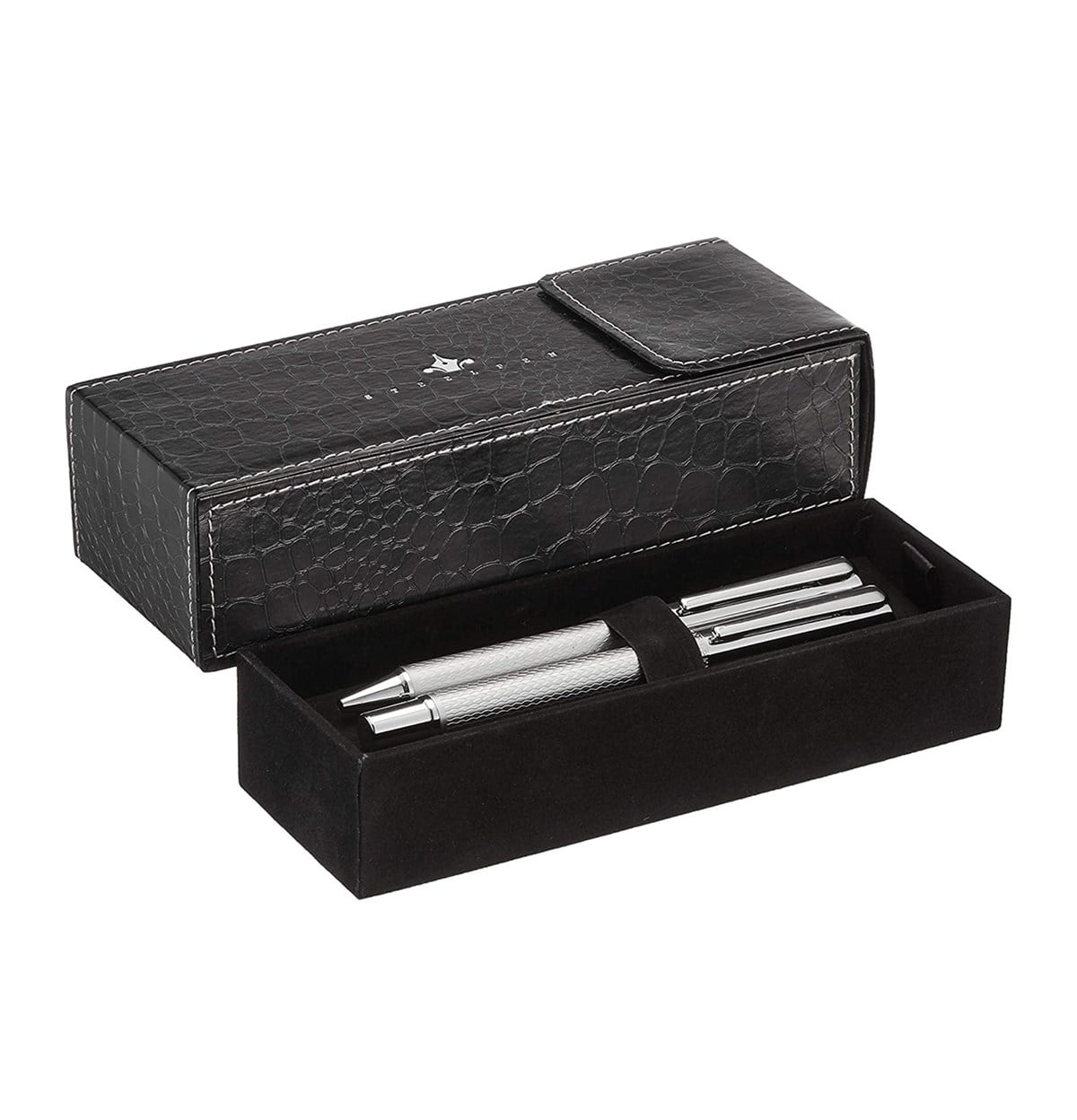 Steelpen Elite Serisi 5082 Plus Krom Dolma Kalem+Tükenmez Kalem