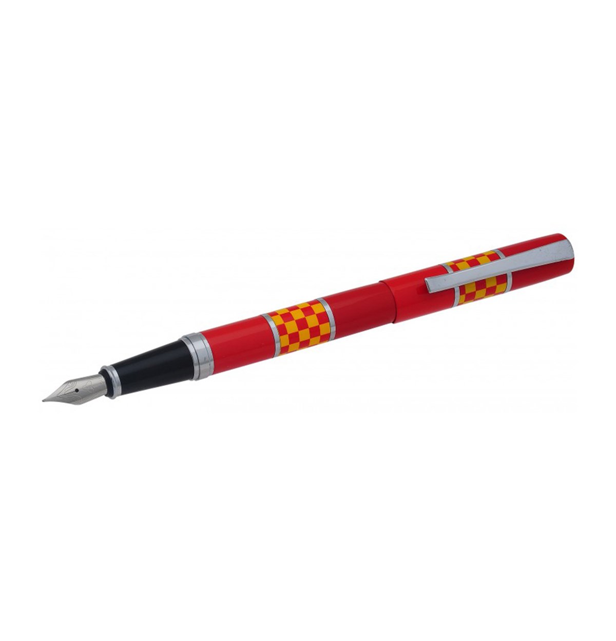 Steelpen Force Serisi 8602 Sarı Kırmızı Dolma Kalem+Tükenmez Kalem