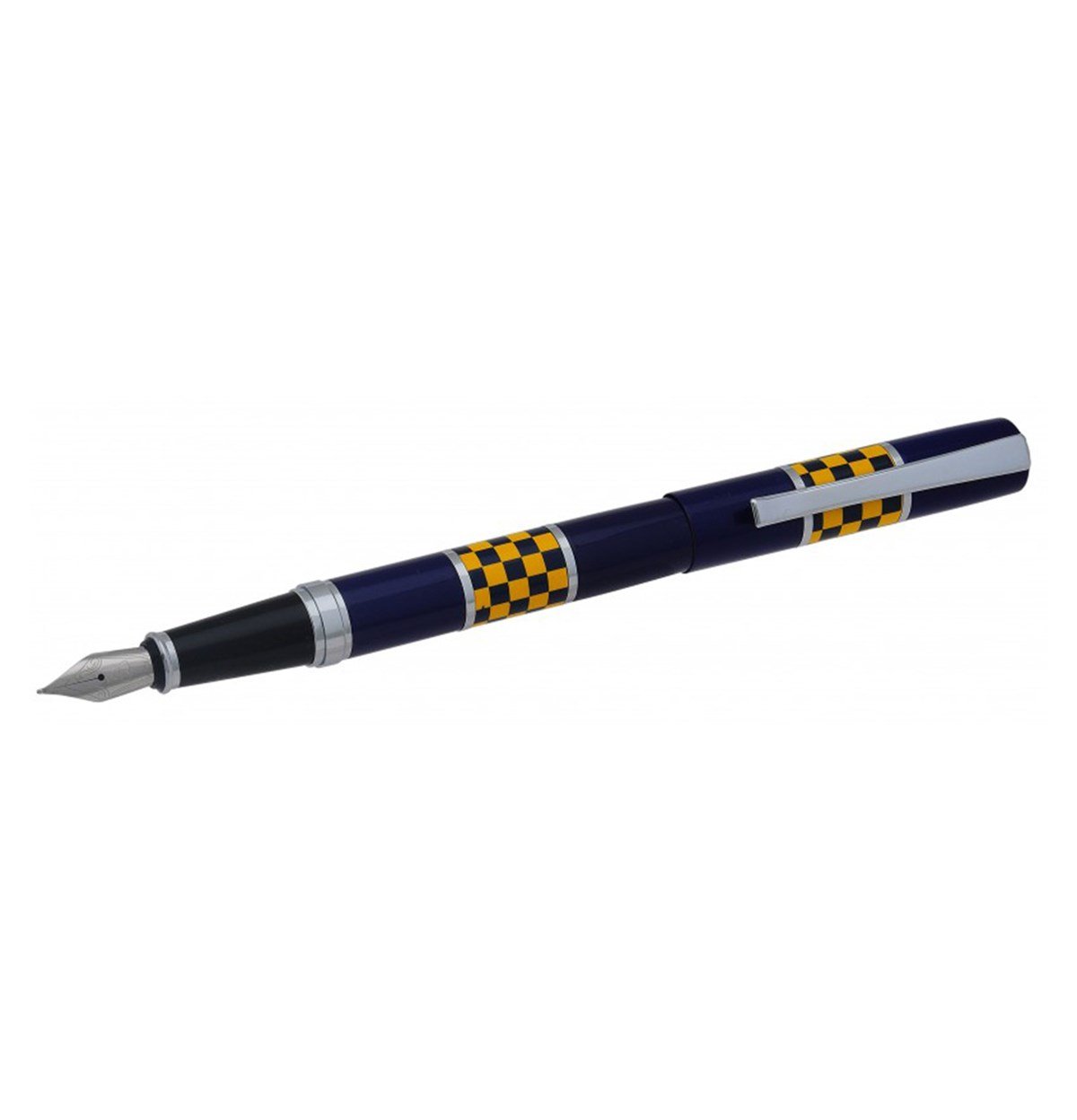 Steelpen Force Serisi 8603 Sarı Lacivert Dolma+Tükenmez Kalem