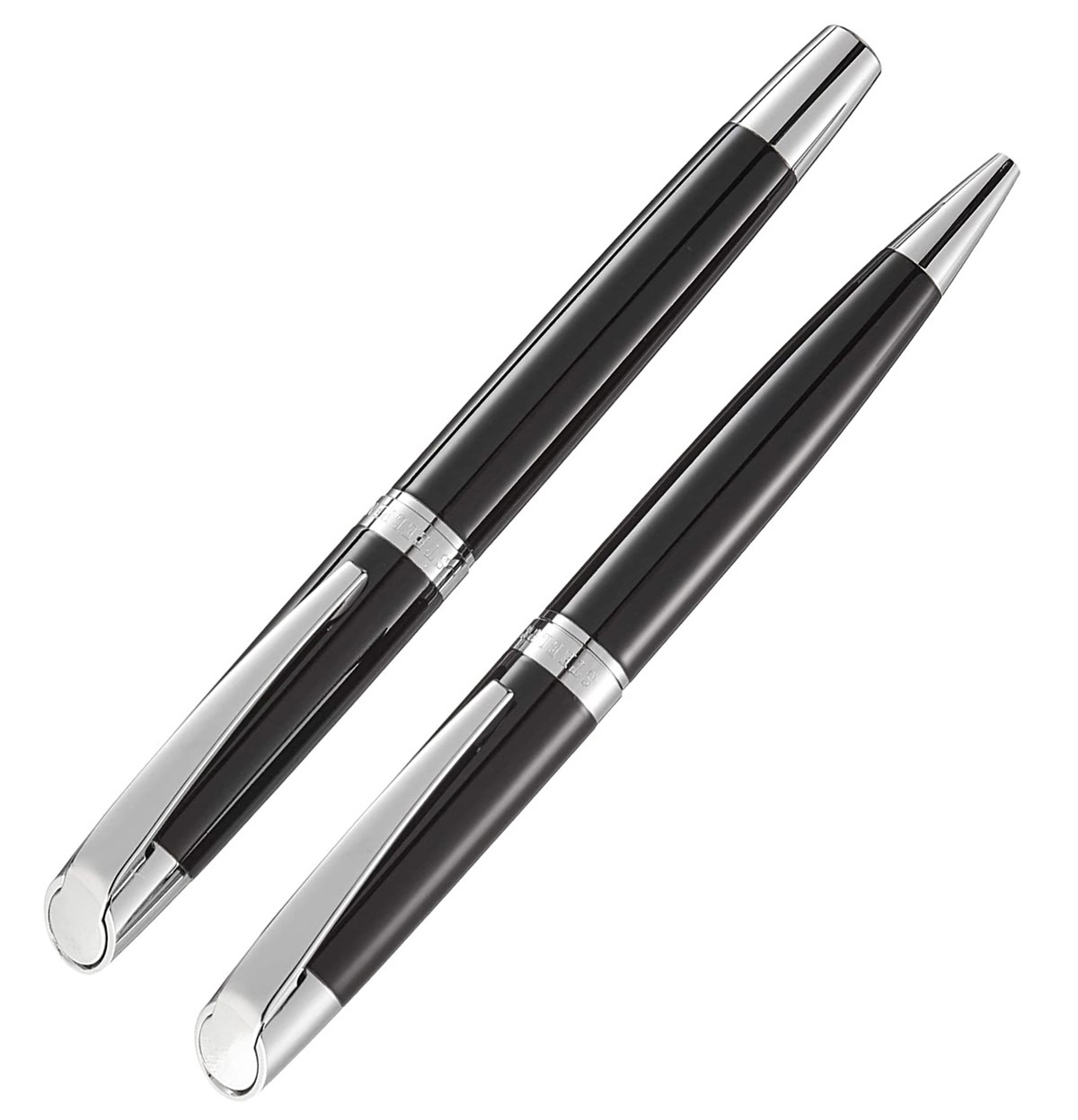 Steelpen Giza Serisi 2501 Dolma Kalem+Tükenmez Kalem Lüks Ahşap Kutulu