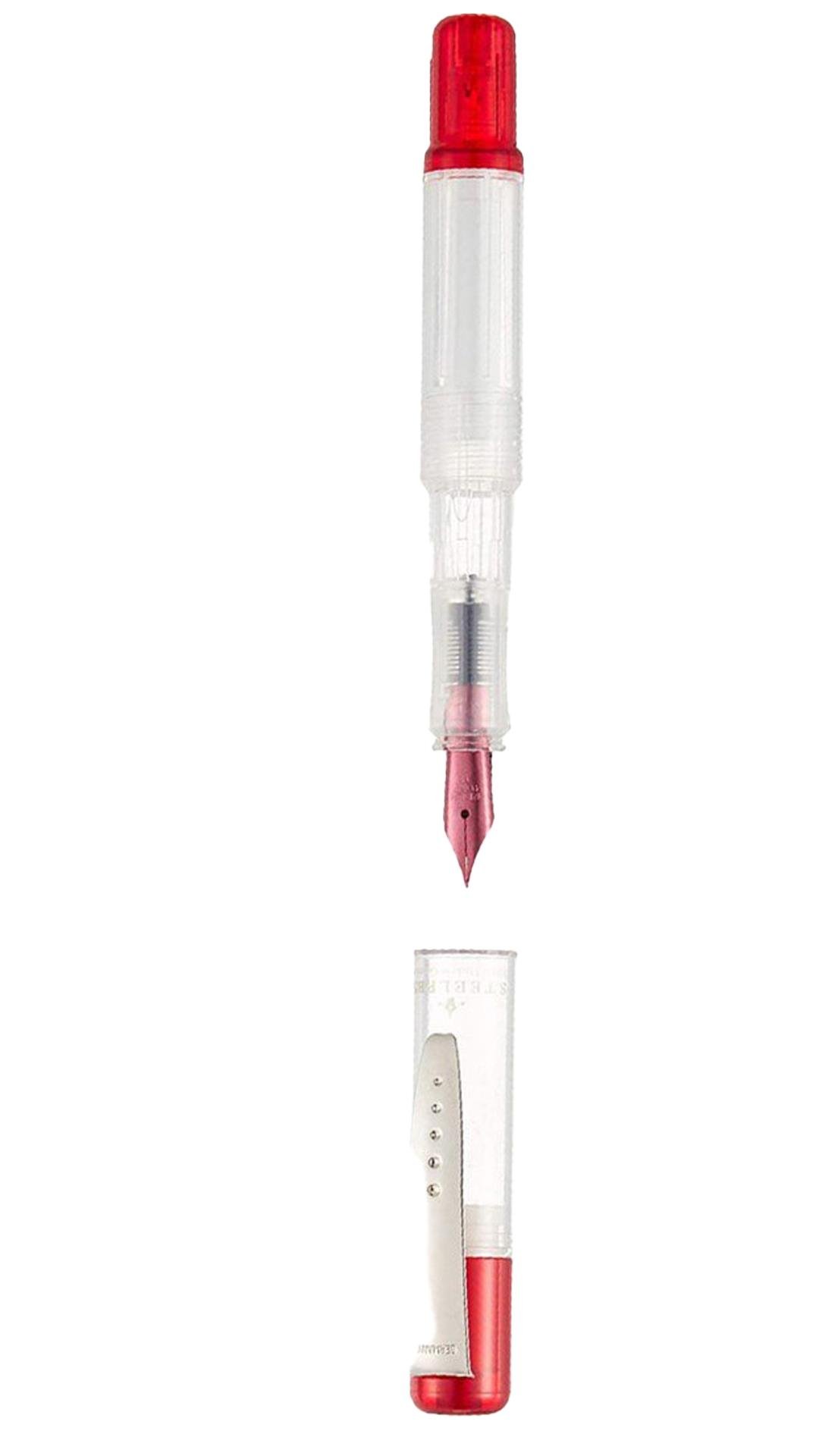 Steelpen Ice Serisi 4819 DK Kırmızı Dolma Kalem