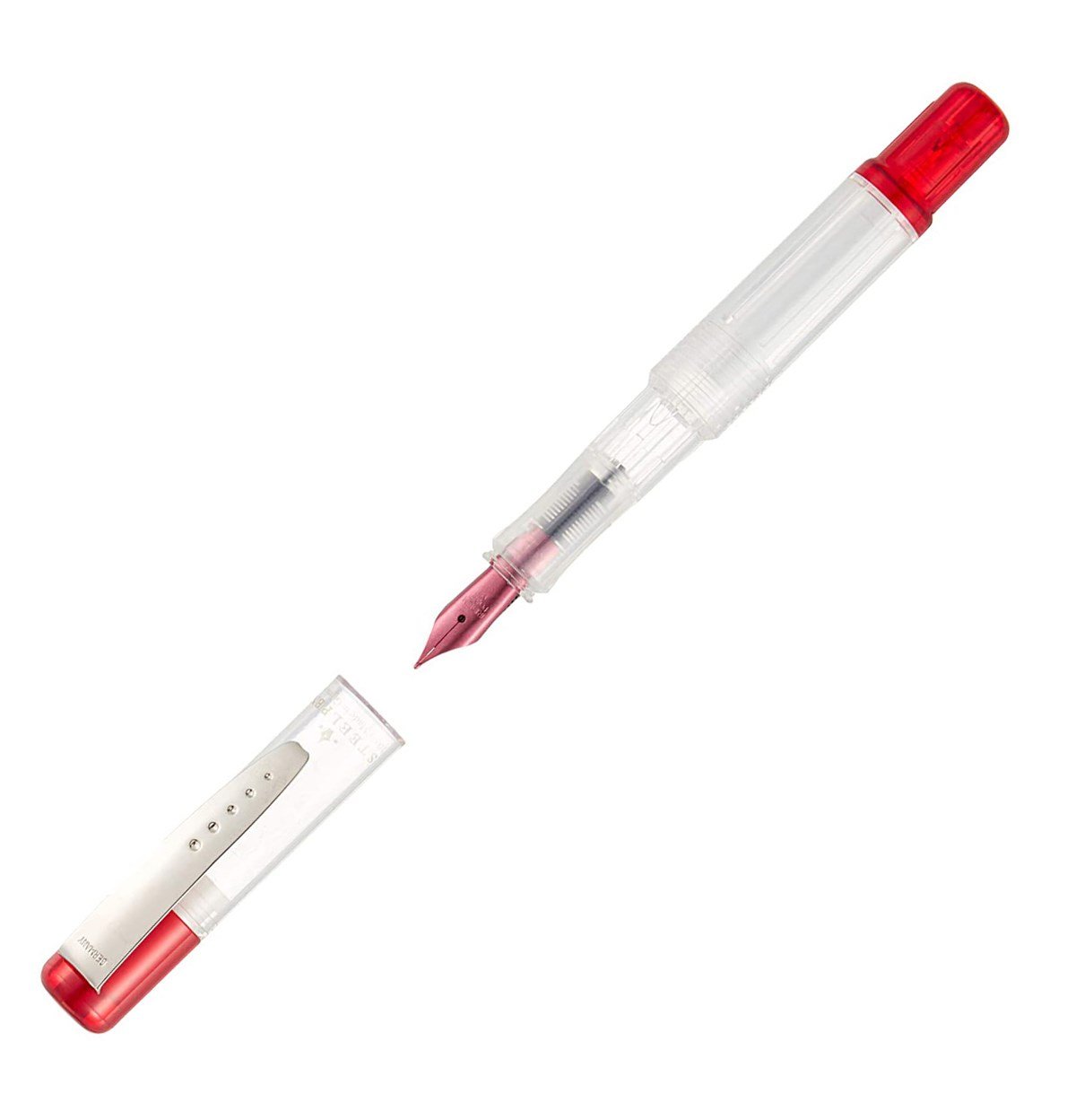 Steelpen Ice Serisi 4819 DK Kırmızı Dolma Kalem