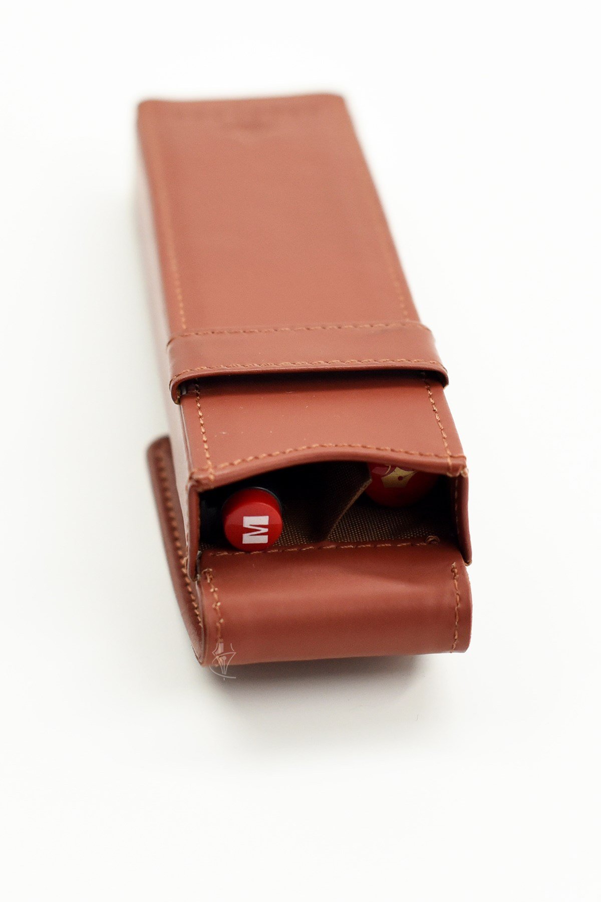 Steelpen K02 Kahverengi 2 Li Deri Kalem Kılıfı