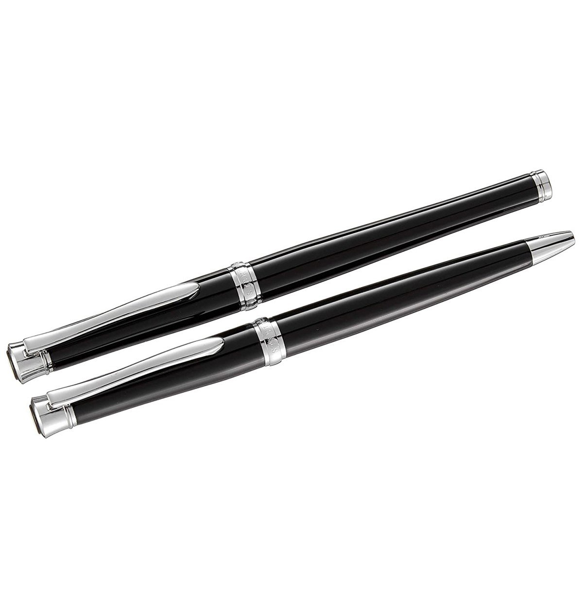 Steelpen Lemans Serisi 811 Siyah Roller Kalem+Tükenmez Kalem