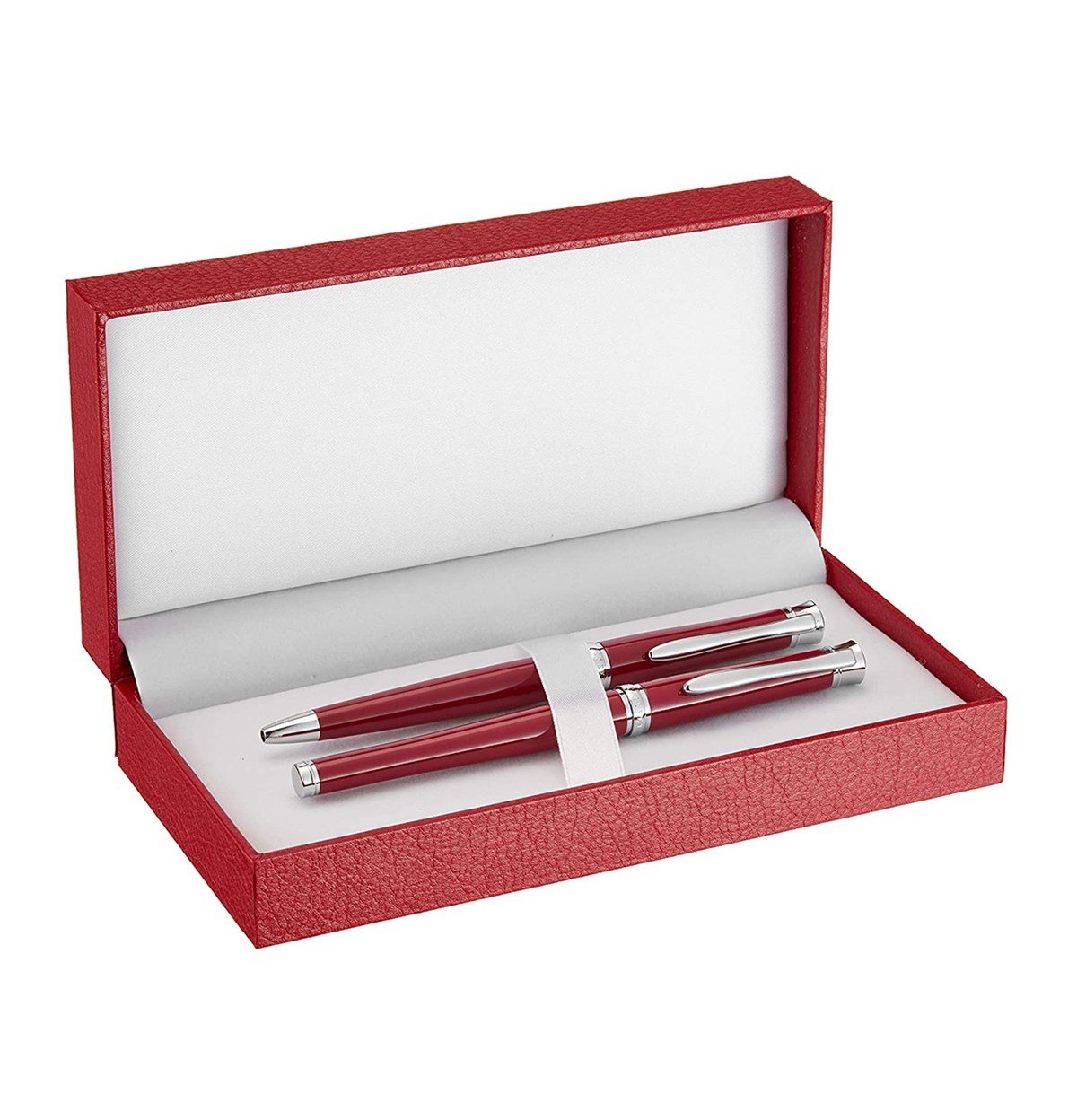 Steelpen Lemans Serisi 812 Bordo Dolma Kalem +Tükenmez Kalem