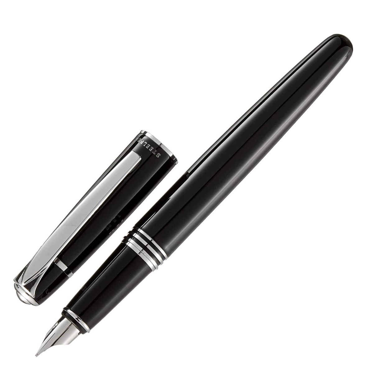 Steelpen Planet Serisi 0021D Siyah Dolma Kalem