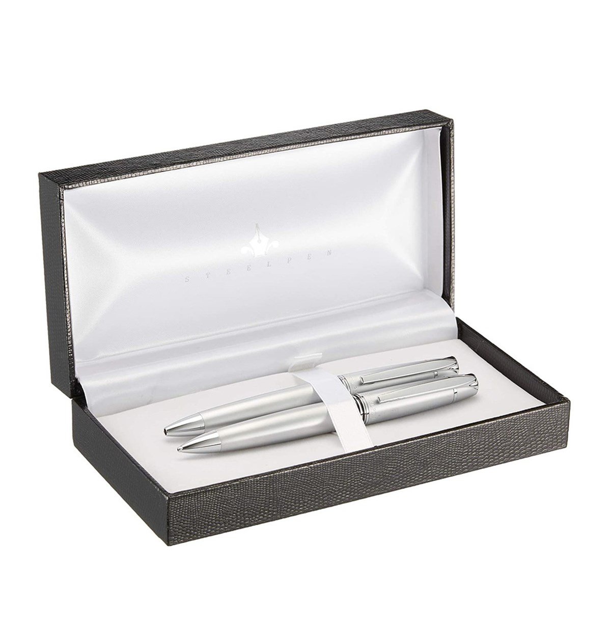 Steelpen Planet Serisi 0022TV Mat Krom Tükenmez Kalem+Versatil Kalem